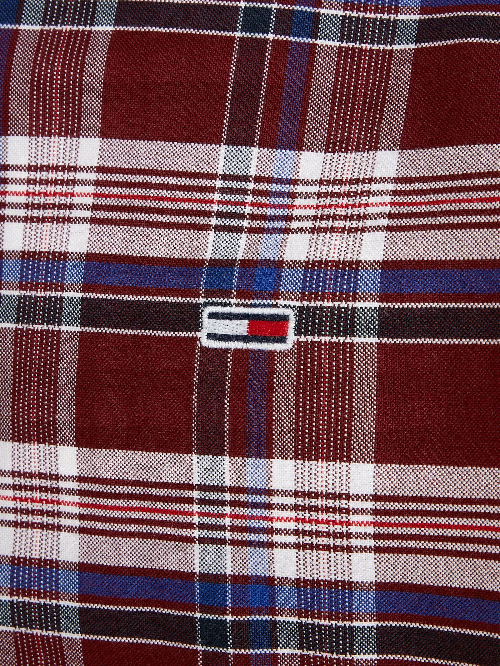 Tommy Jeans | Tommy Jeans Hemd Super Slim Fit | XL | deep rouge