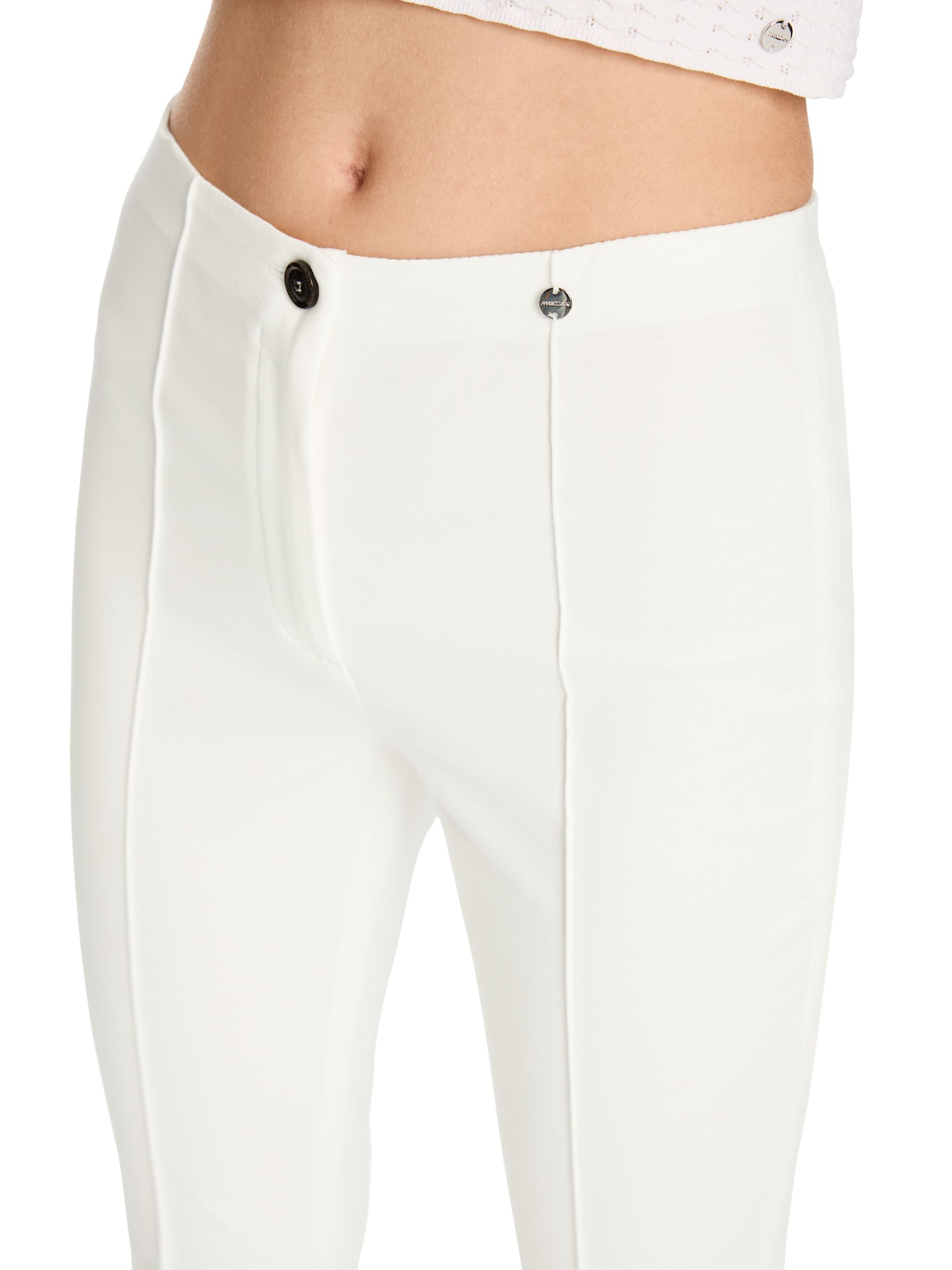 Marc Cain Essentials |  Marc Cain Essentials 7/8 Hose | 40 | off-white