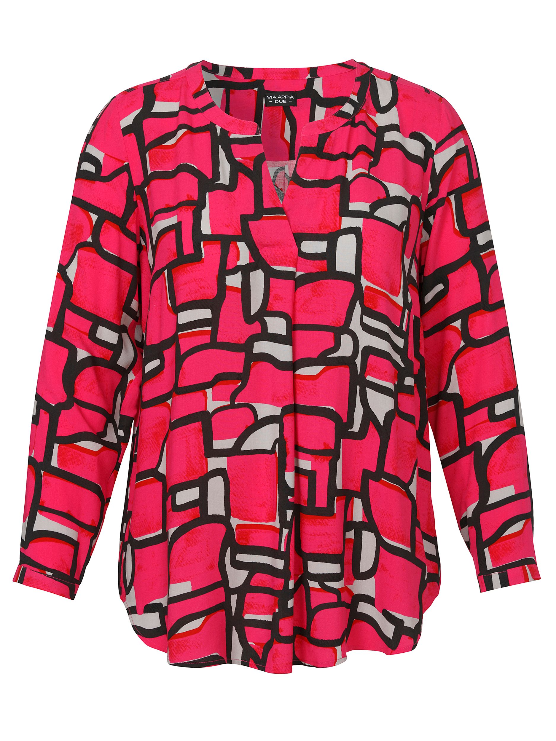 VIA APPIA DUE |  VIA APPIA DUE Druckbluse | 52 | pink multicolor