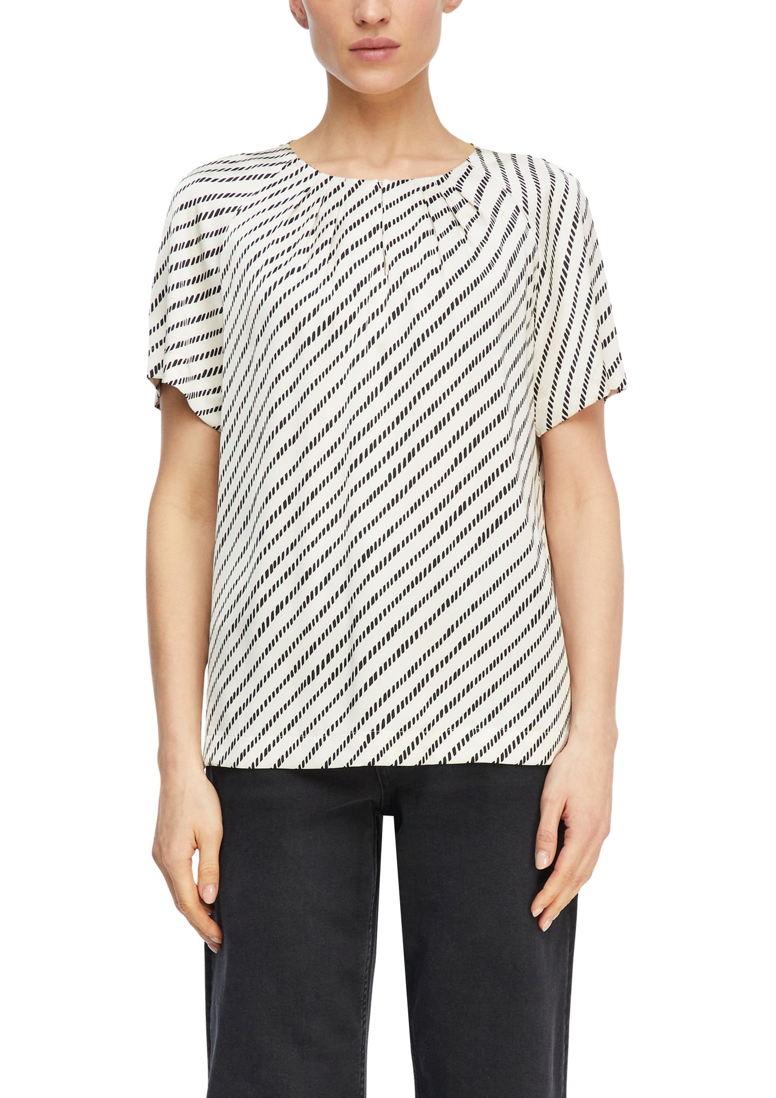 Comma feminine Satinbluse #3