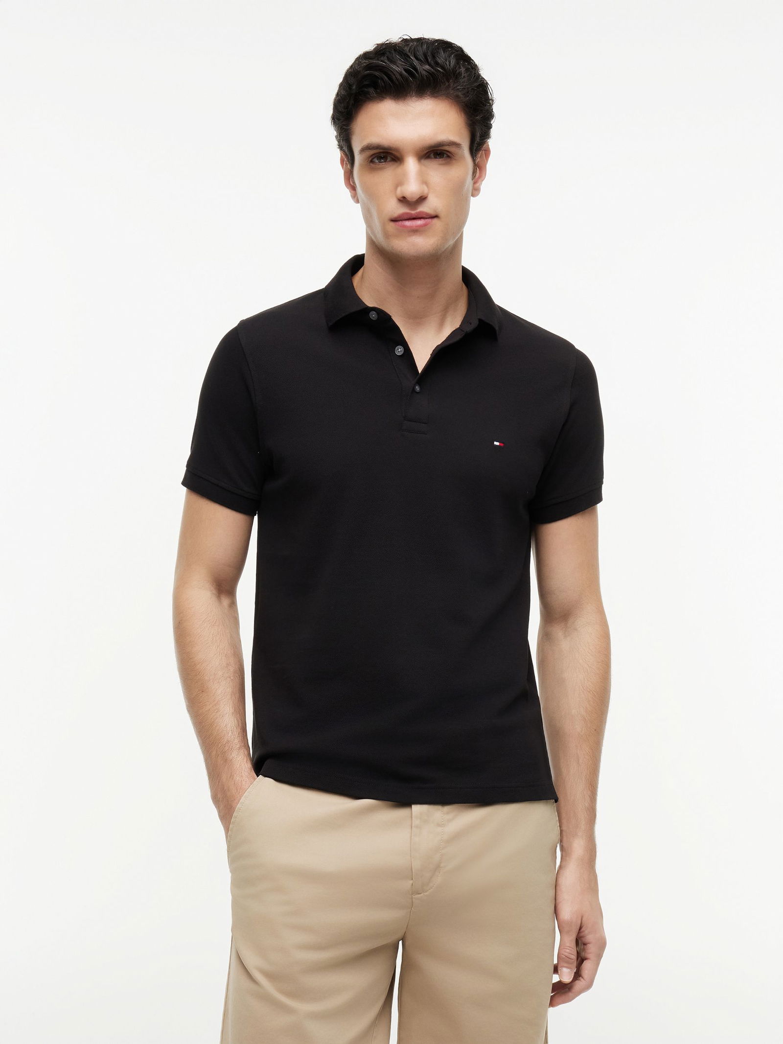 Tommy Hilfiger |  Tommy Hilfiger Poloshirt  | XL | black