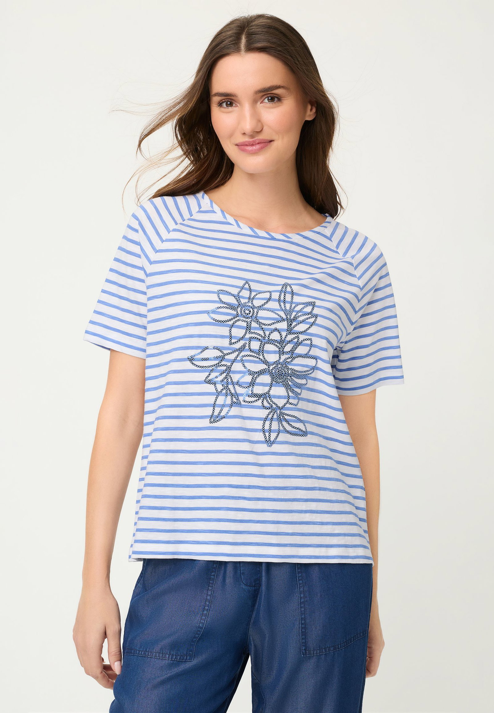 Olsen |  T-Shirt Short Sleeves | 48 | bay blue
