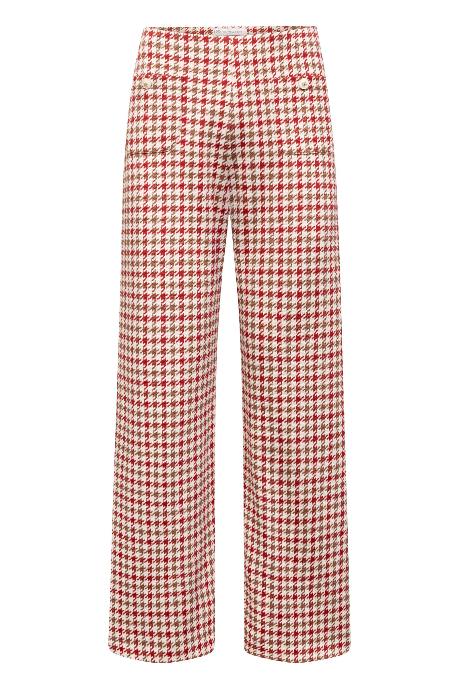 Elaine P 7/8, red/pink/rose pepita #1