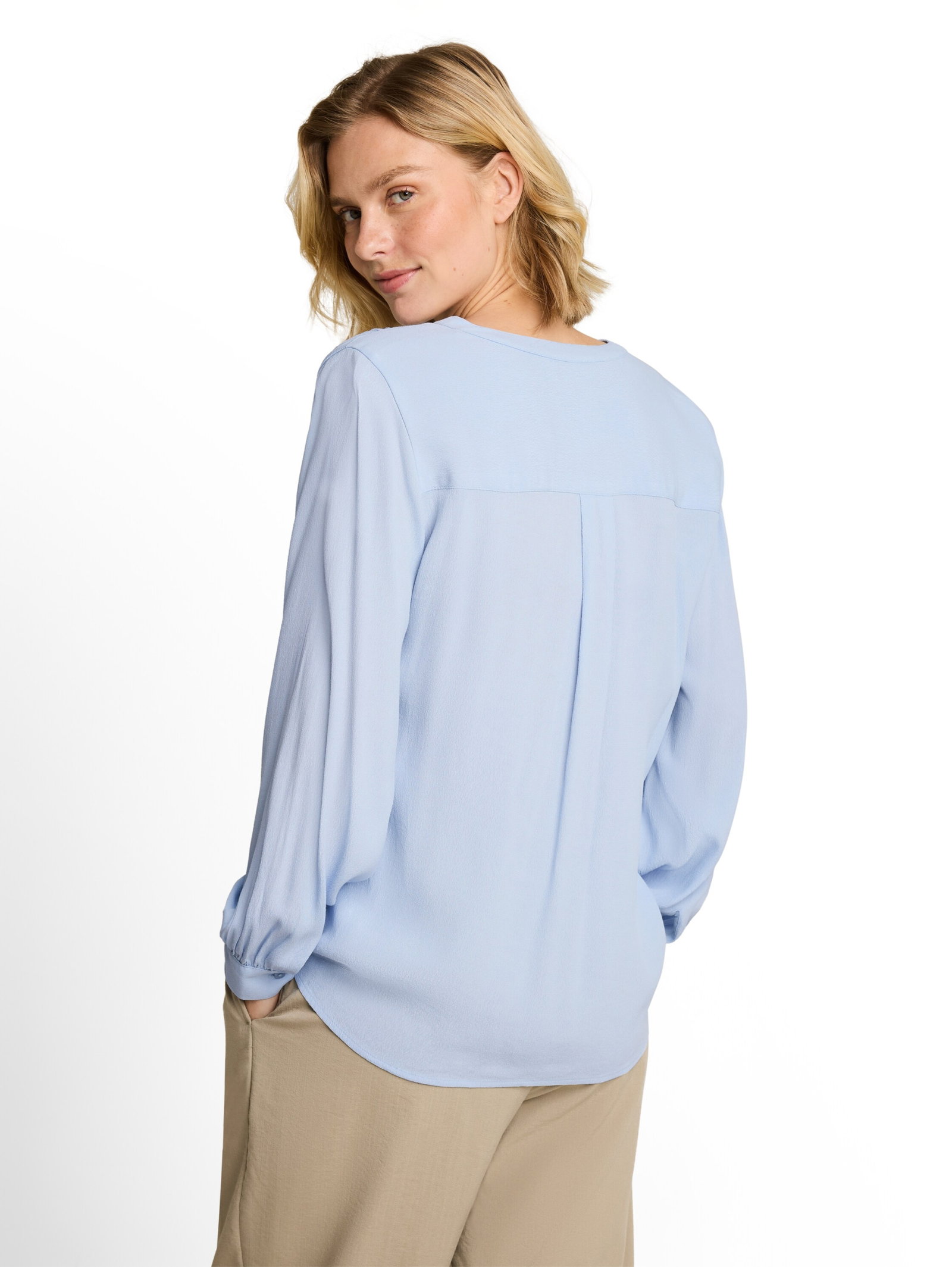 blouse easy longsleeves shape, Kentucky Blue #4