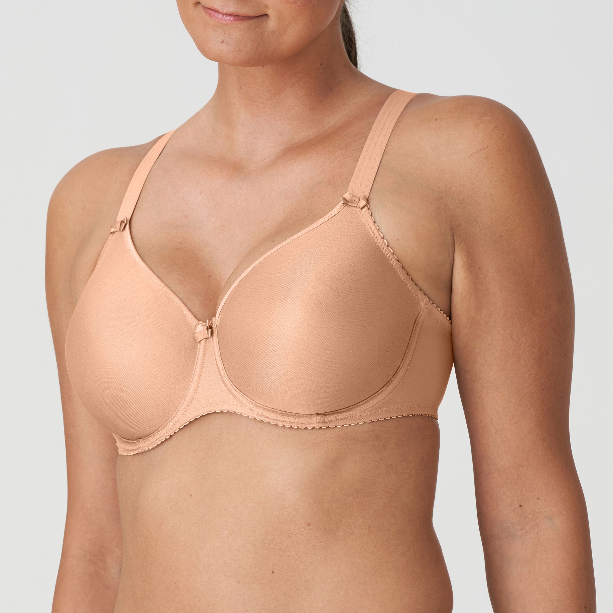 PrimaDonna |  SATIN Light Tan Vollschalen-BH nahtlos | 80/F