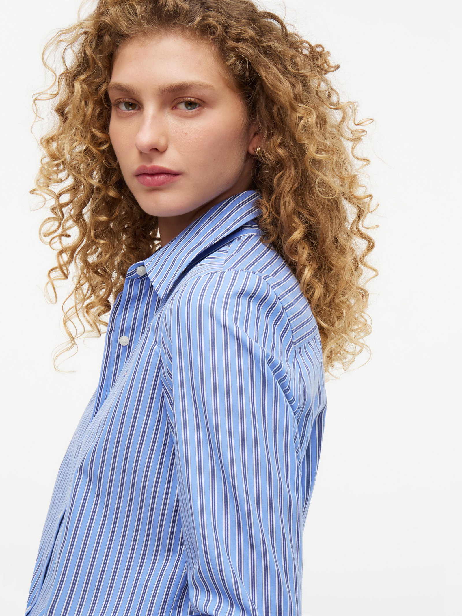 POPLIN REGULAR SHIRT, BLUE #3