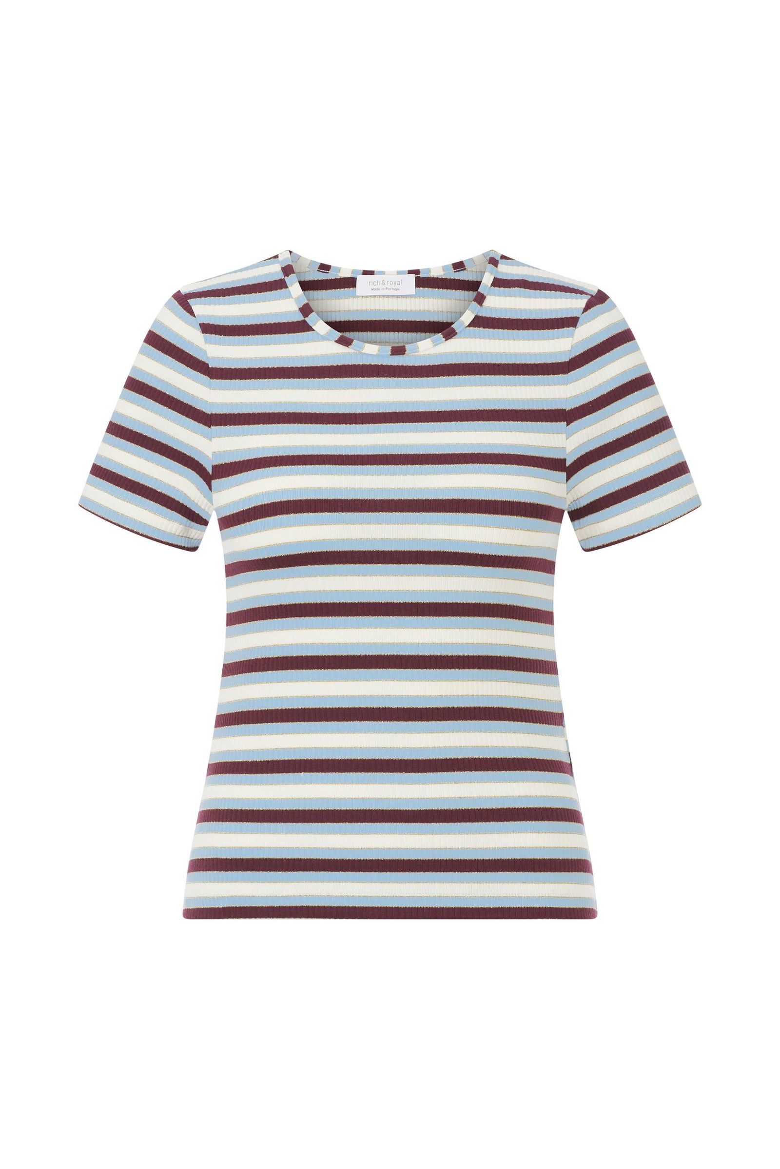  |  Multicolor Rib Shirt, ruby glow | L | ruby glow