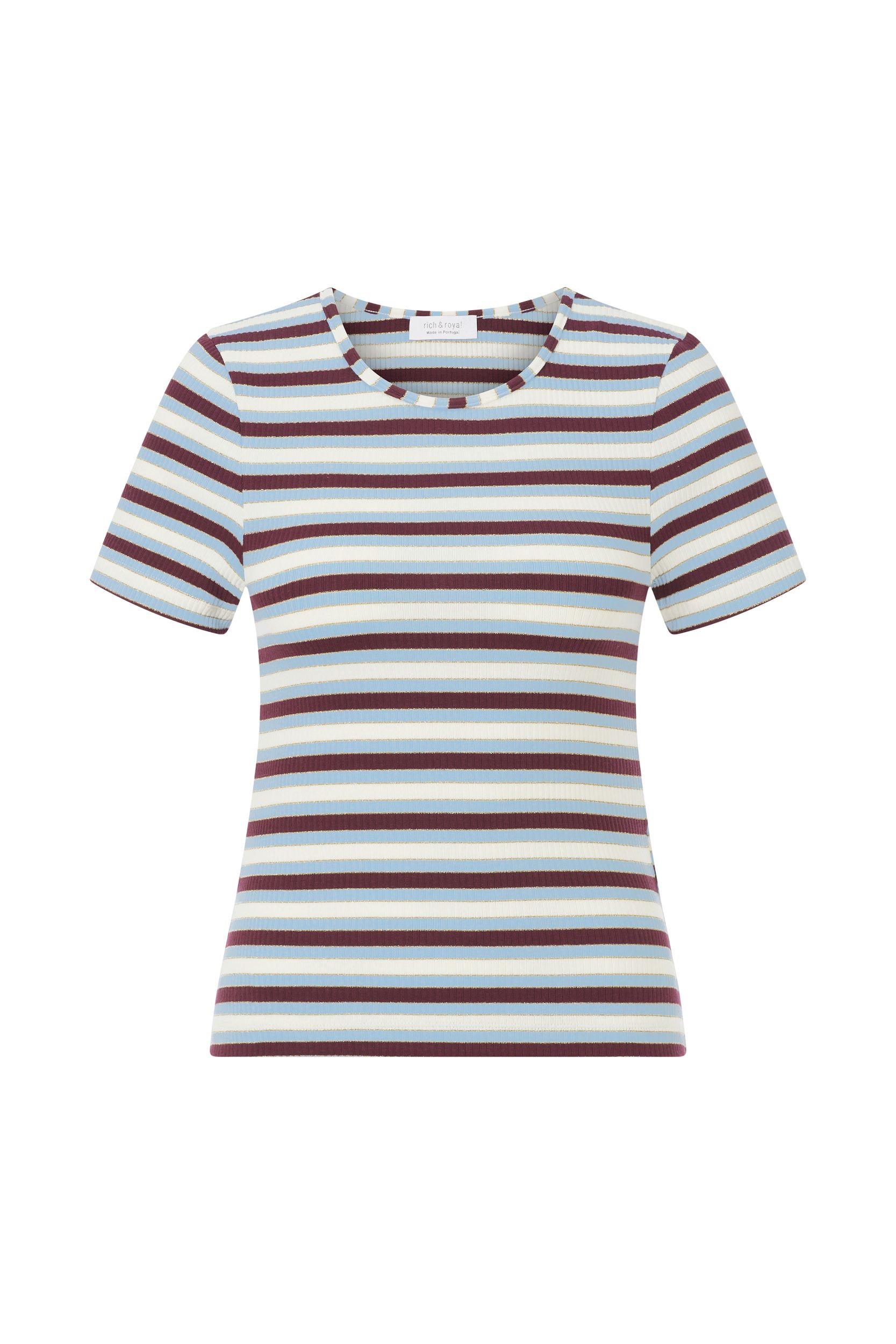  |  Multicolor Rib Shirt, ruby glow | L | ruby glow