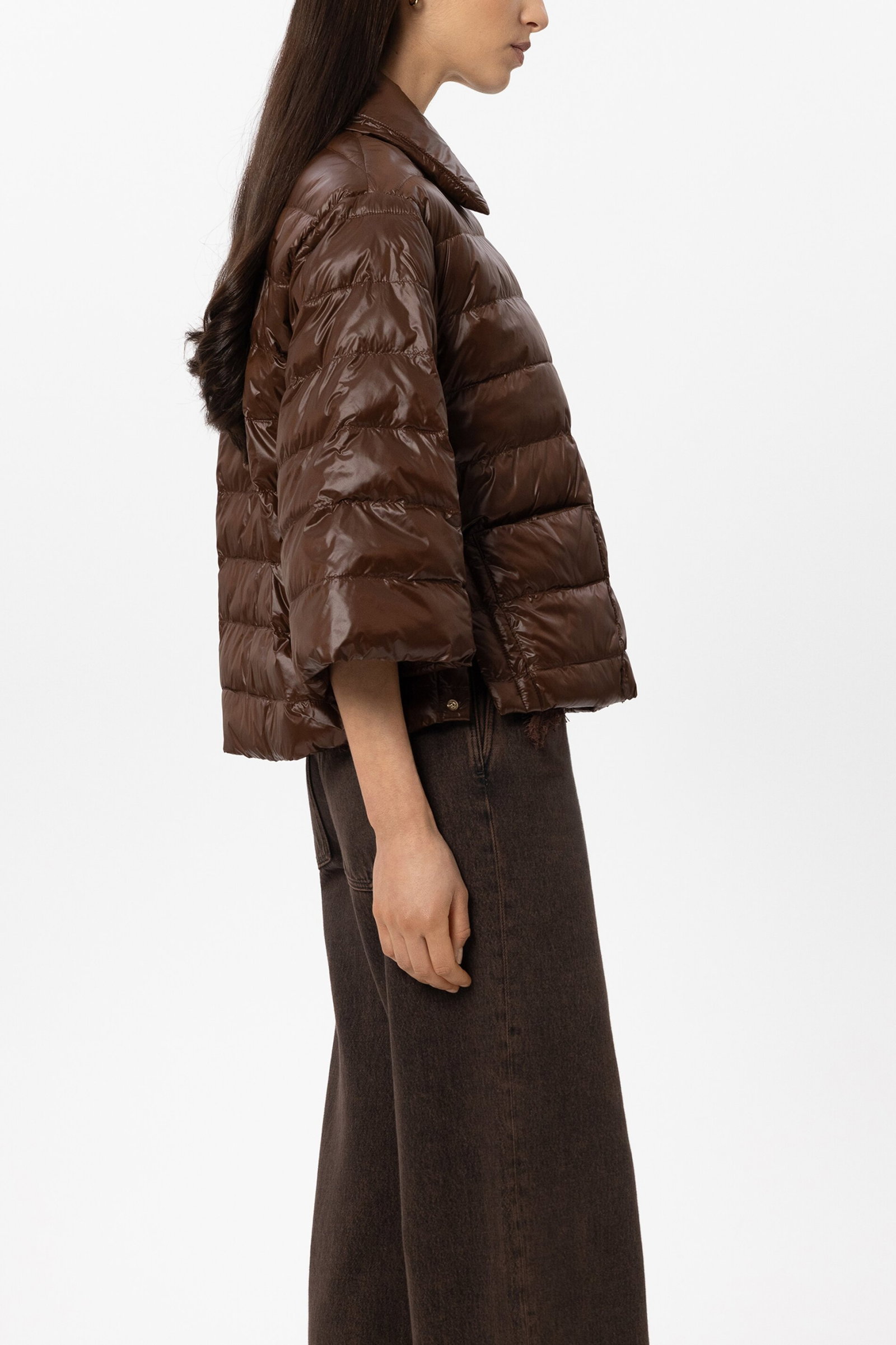 Luisa Cerano Outdoor-Capejacke marone #3