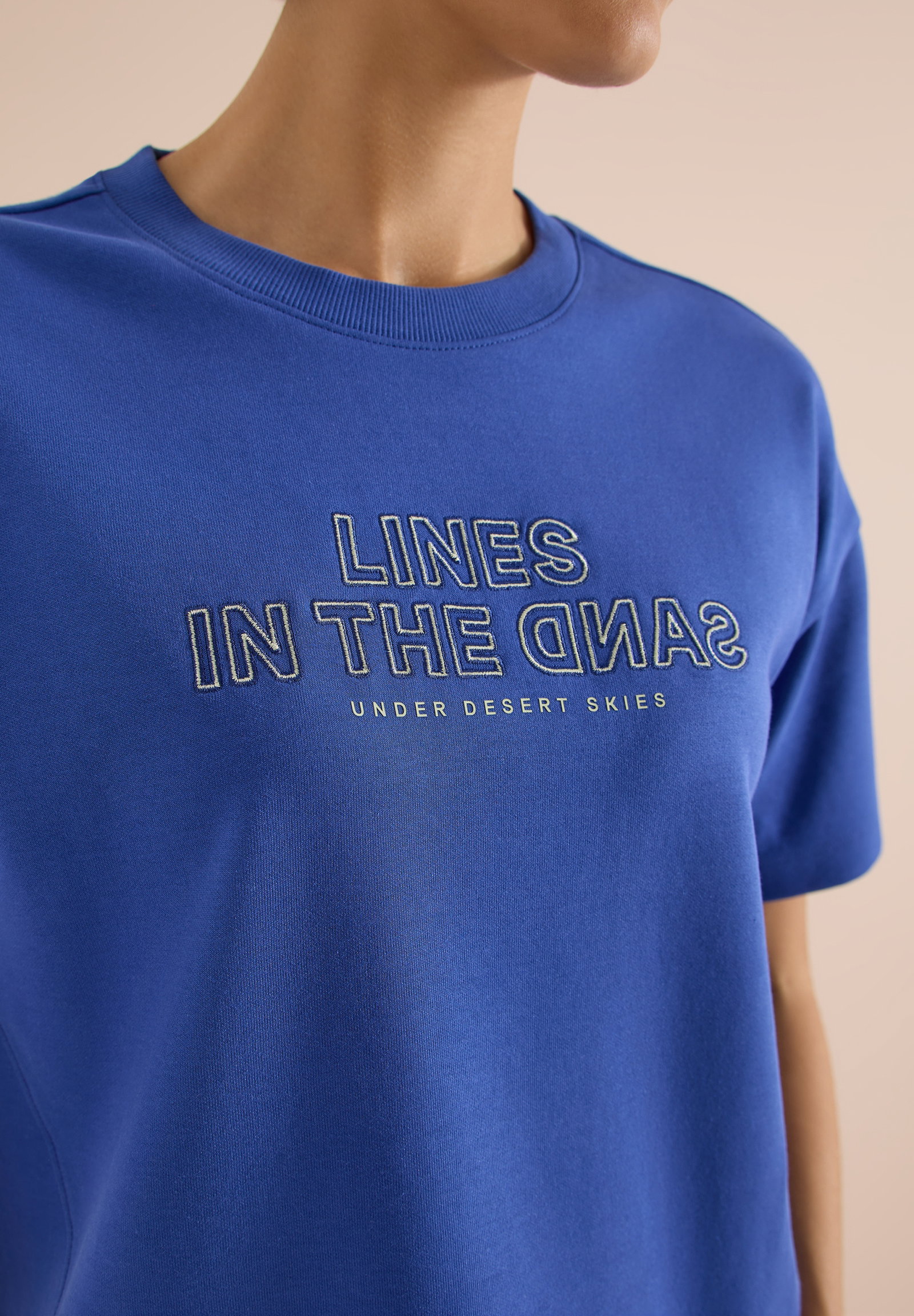 Sweatshirt w. Embroidery, deep river blue #7