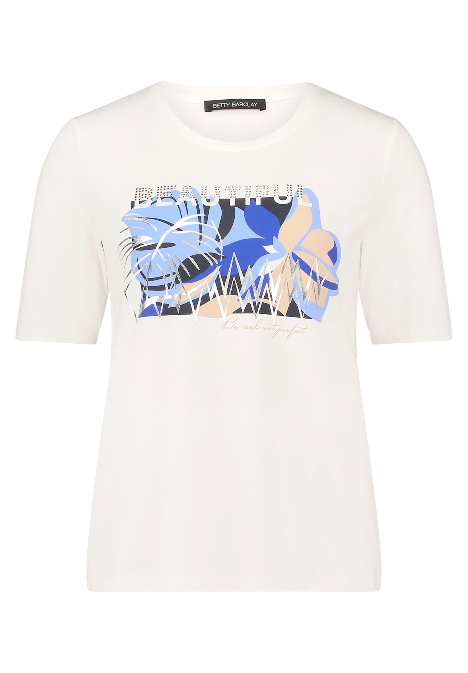 Betty Barclay |  Betty Barclay Shirt  | 38 | patch cream/blue
