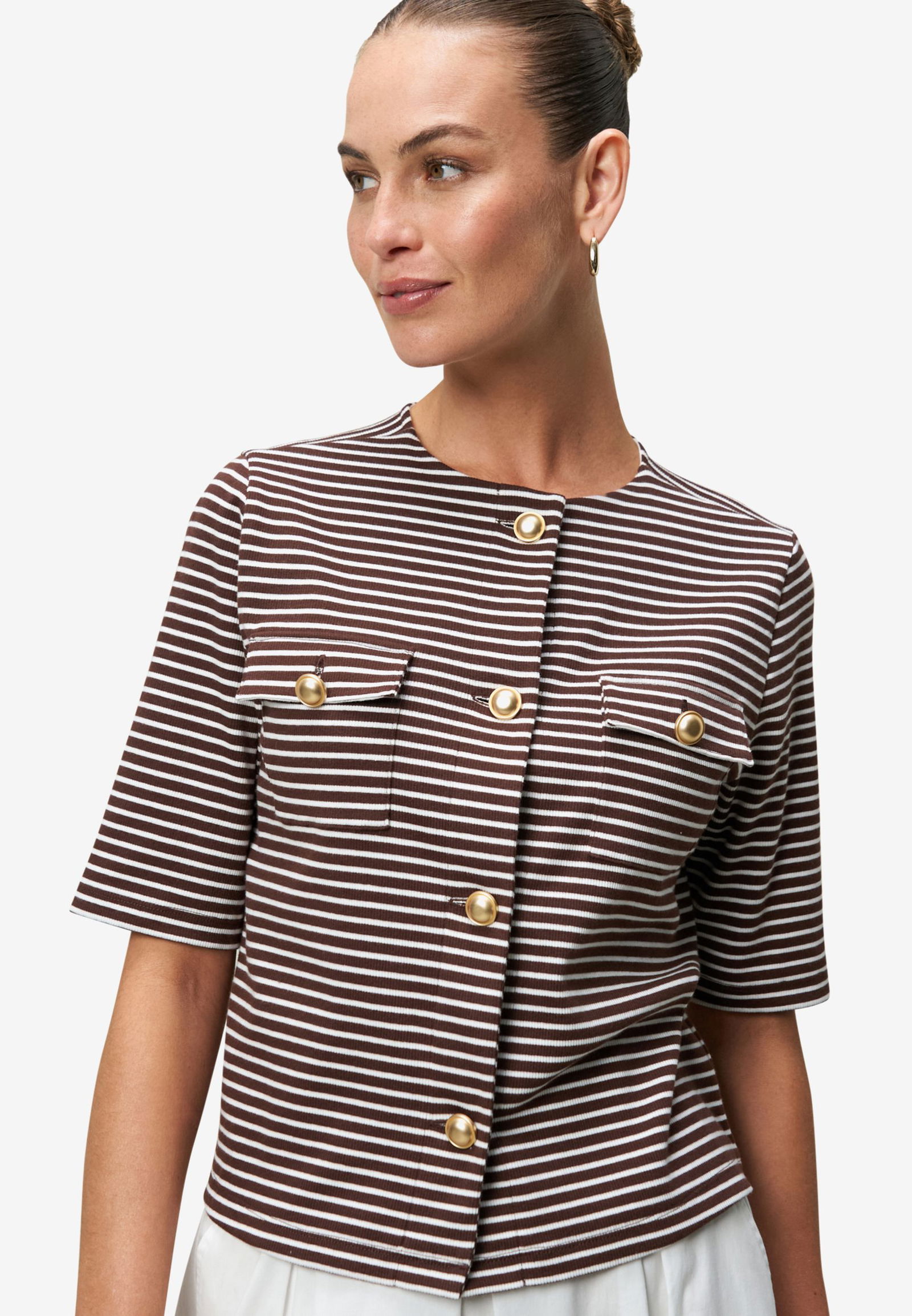 Zero |  Zero Blazer-Jacke | 34 | browncream