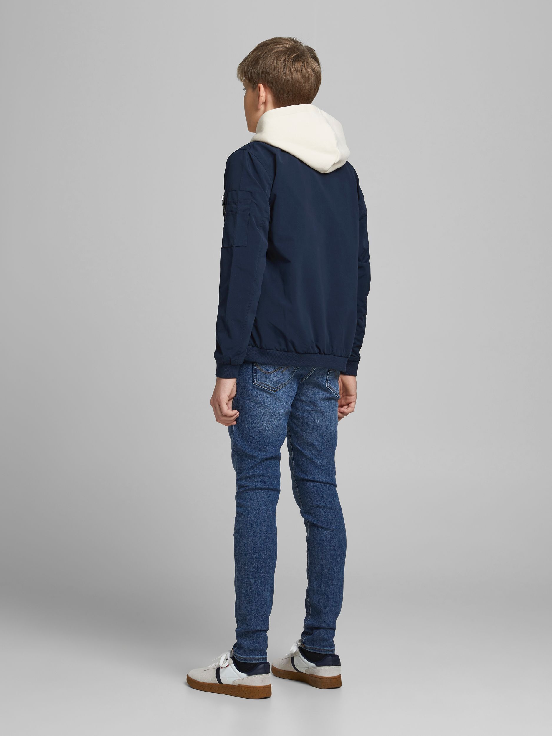 Jack&Jones |  JJERUSH BOMBER NOOS JNR | 176 | navy blazer