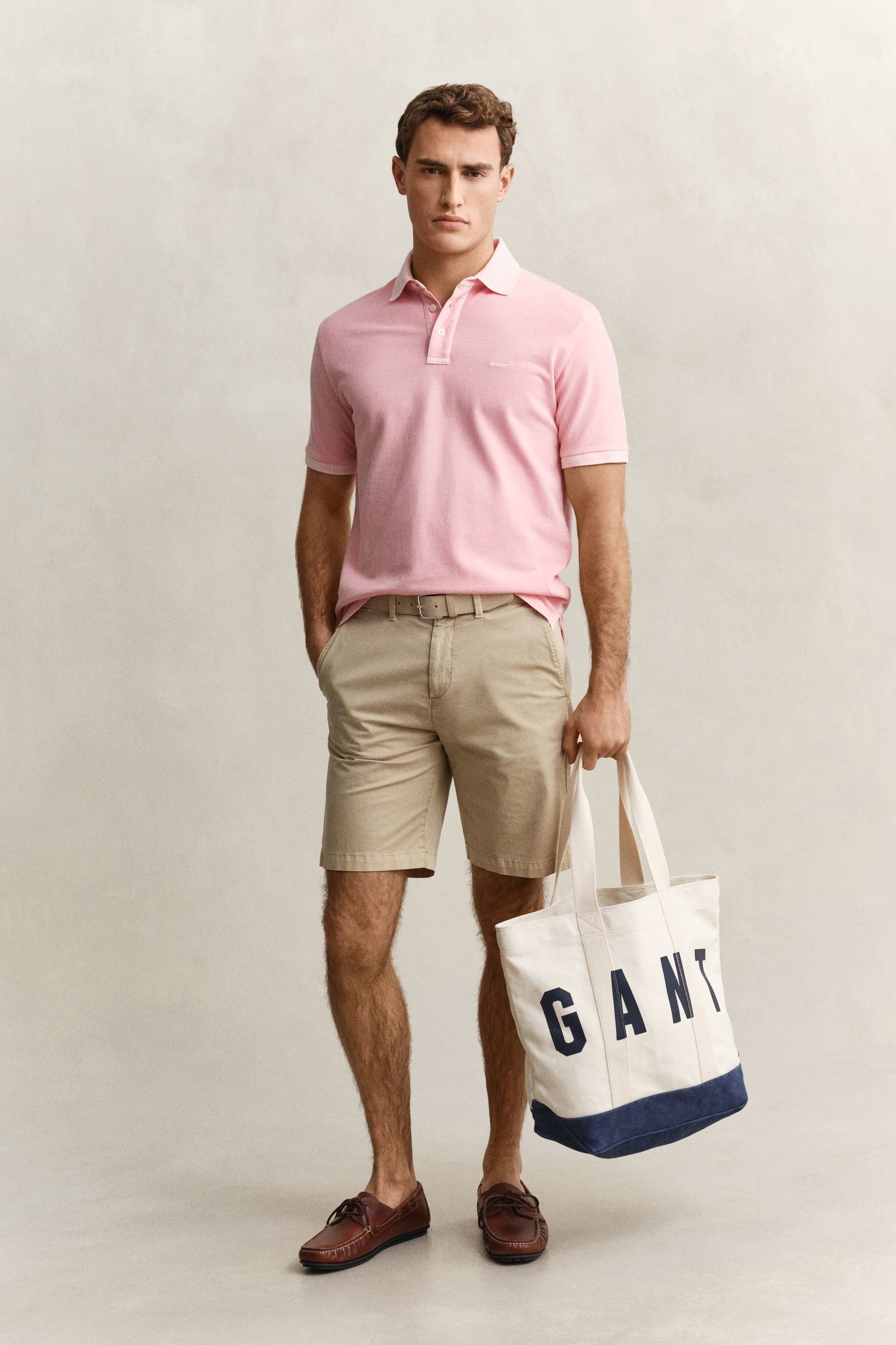 Gant |  Gant Poloshirt Sunfaded Piqué | M | bubbelgum pink