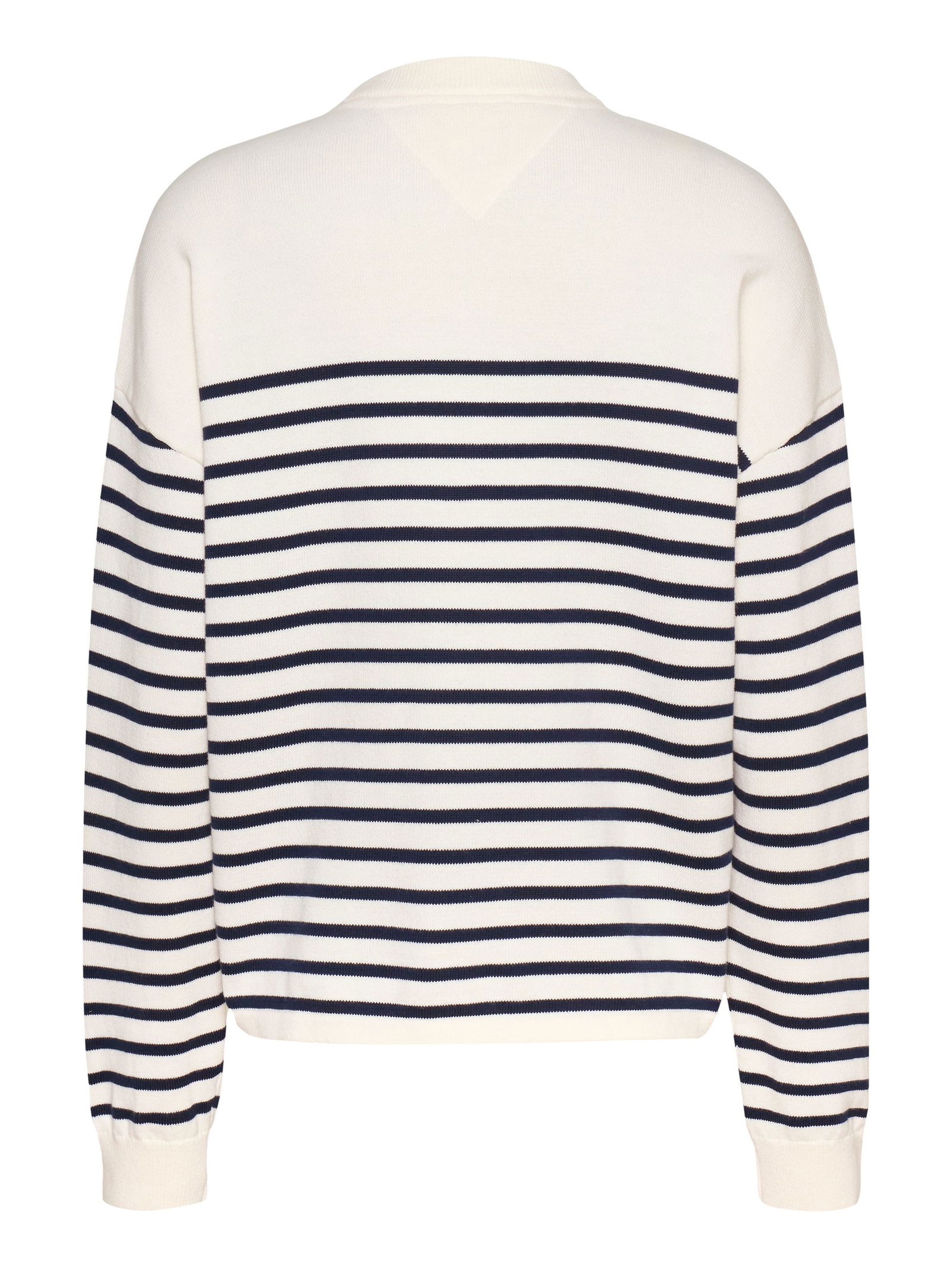 Tommy Jeans |  Tommy Jeans Pullover  | M | ancient white