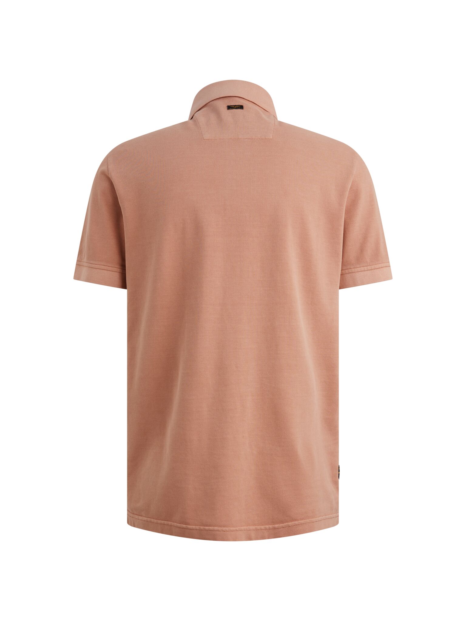 Short sleeve polo pique garment dy, Rose Dawn #2