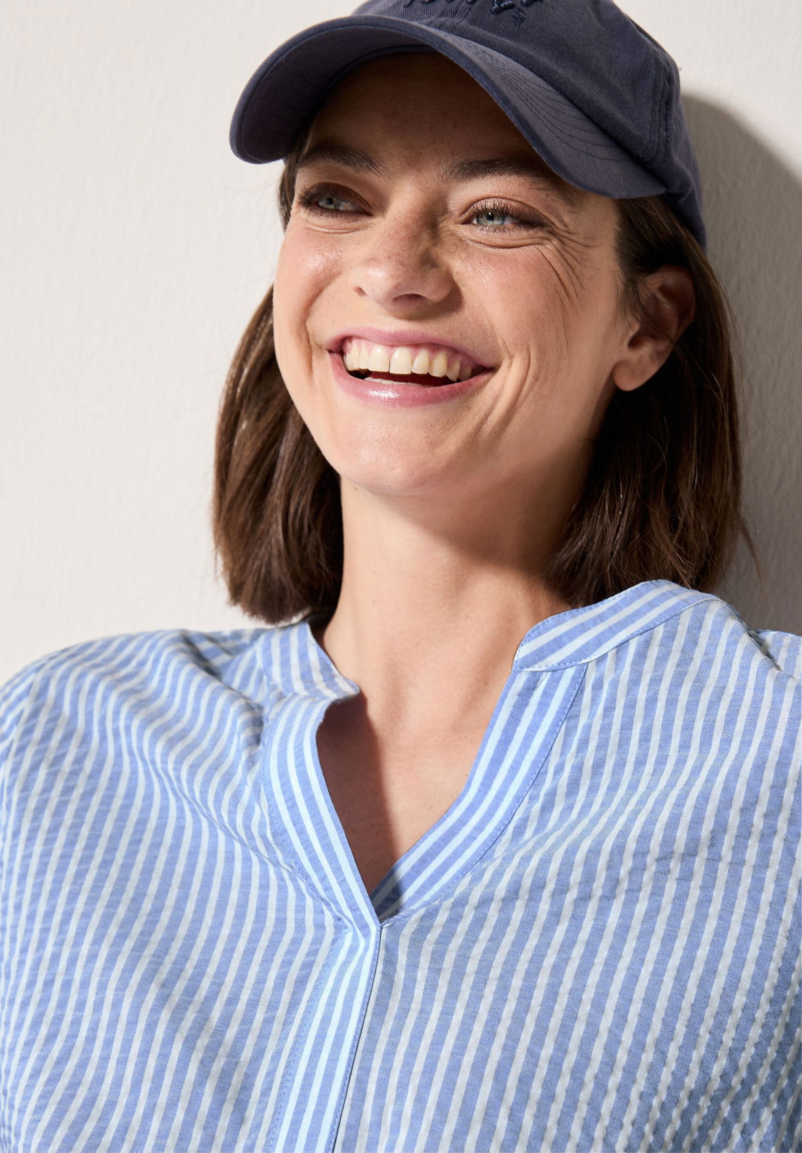 CECIL | CECIL Druckbluse | M | blouse blue
