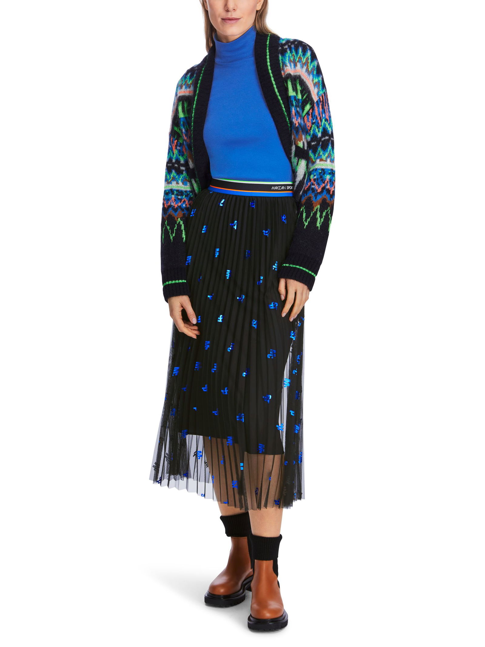 9c1d77cb6c256d3860d5cb682c583292 Marc Cain Sports | Marc Cain Sports Sommerrock | 36 | midnight blue