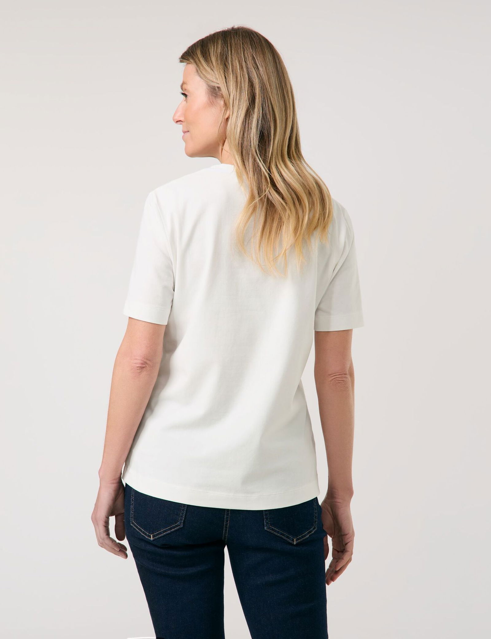 GERRY WEBER Collection | T-Shirt mit platziertem Frontprint | 38 | 1340_09007