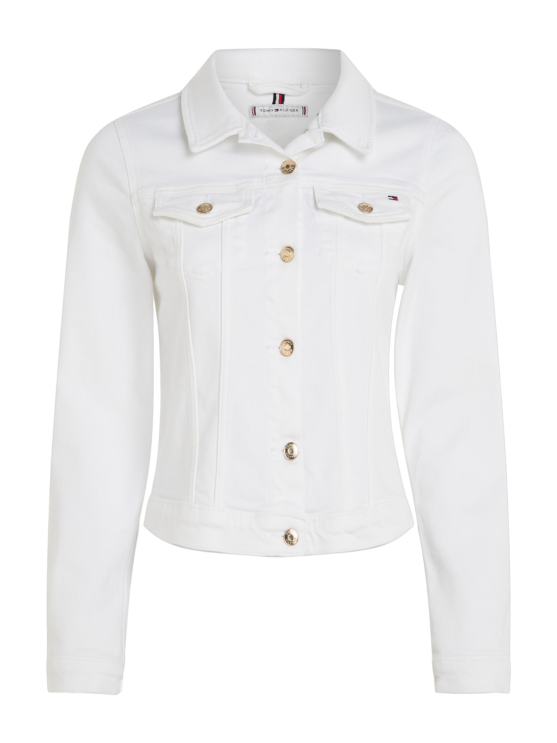 Tommy Hilfiger |  DNM SLIM JACKET WHITE | 38 | white