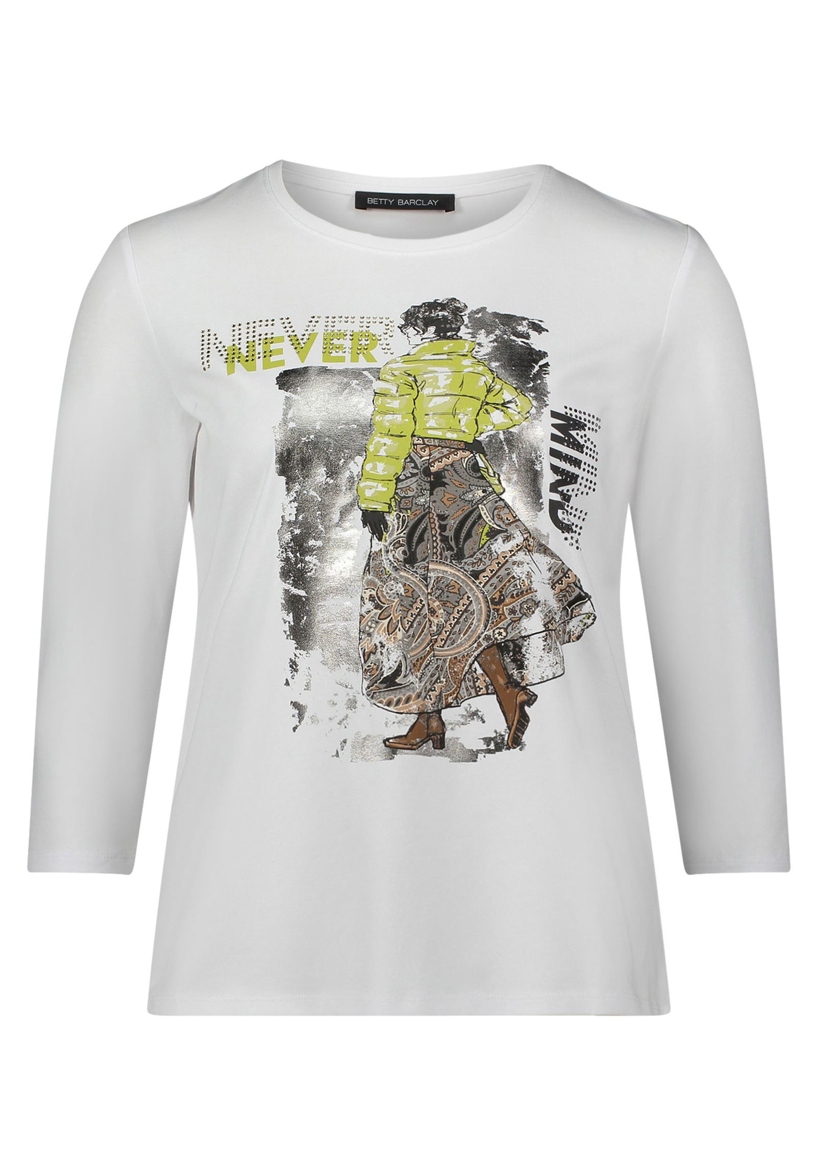 1c31b25fc5cf7b004e81fa8576d62983 Betty Barclay | Betty Barclay Shirt | 36 | patch white/green