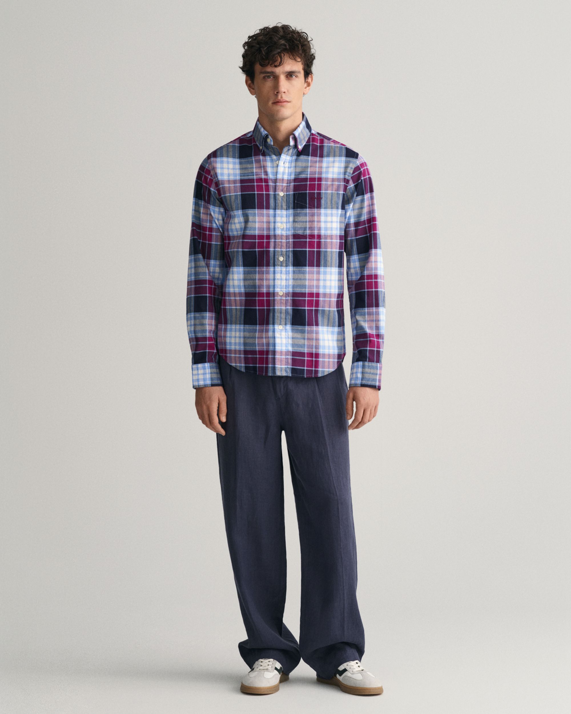 Gant |  Gant Hemd Regular Fit  | XXXL | beautyberry purple