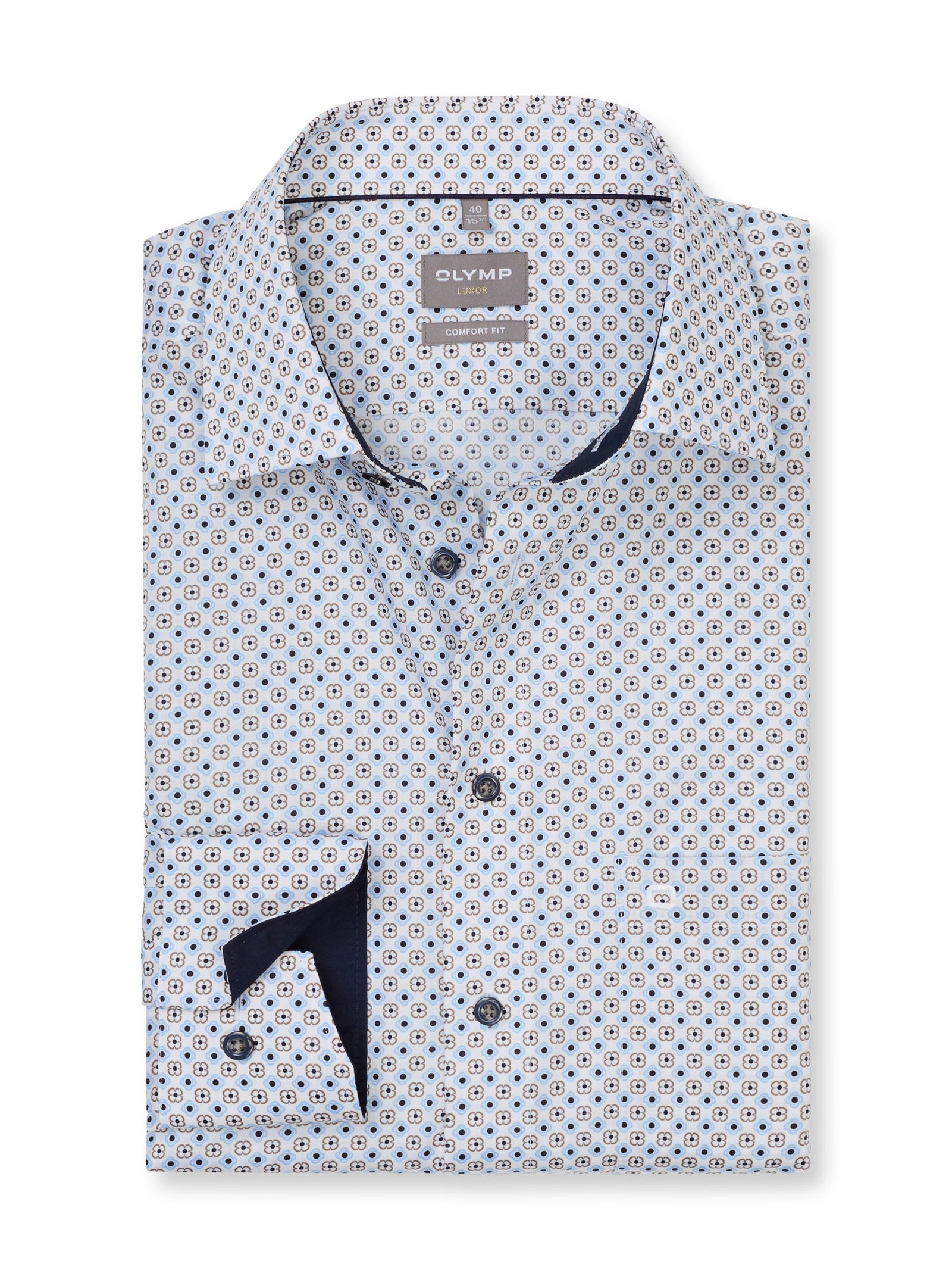 Olymp |  Olymp Hemd Modern Fit  | 43 | weiß