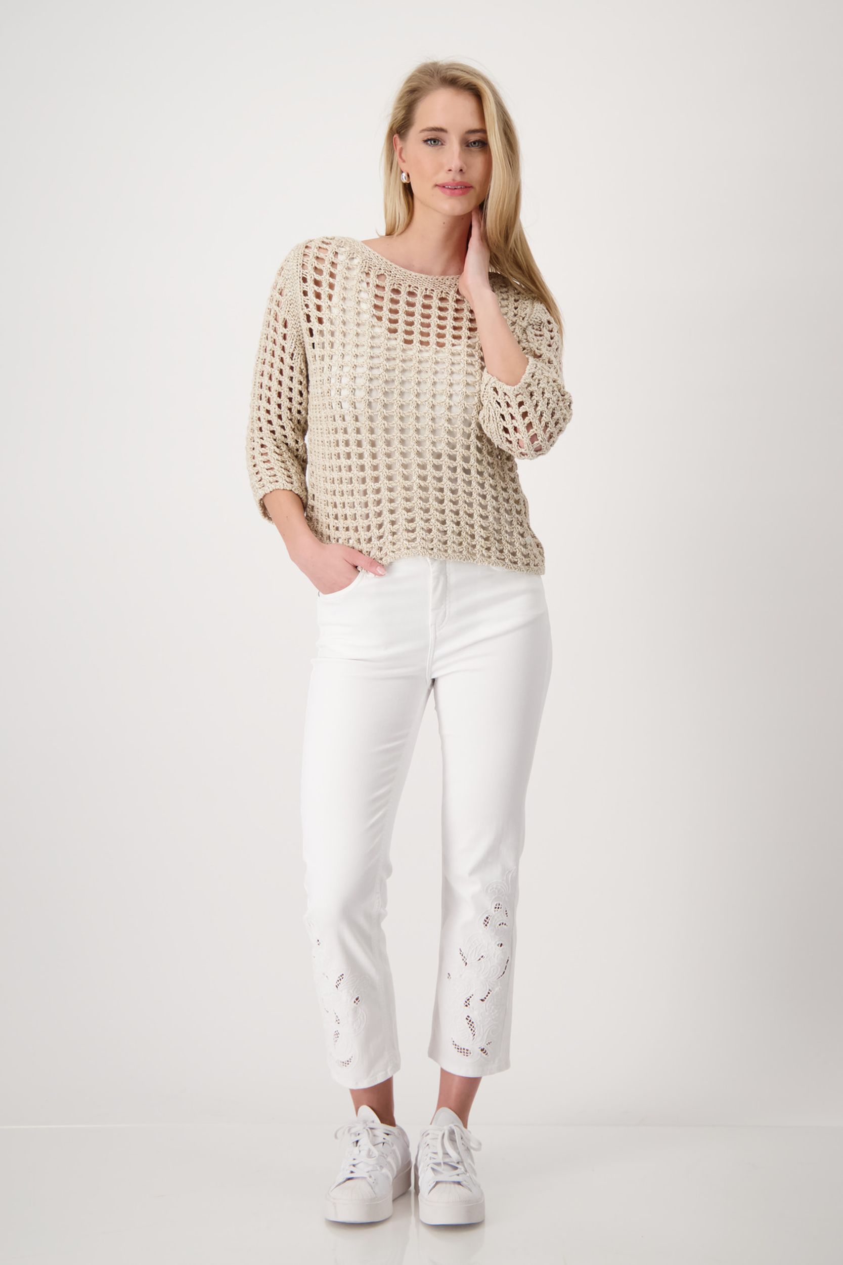 Monari |  Monari Pullover  | 46 | camel