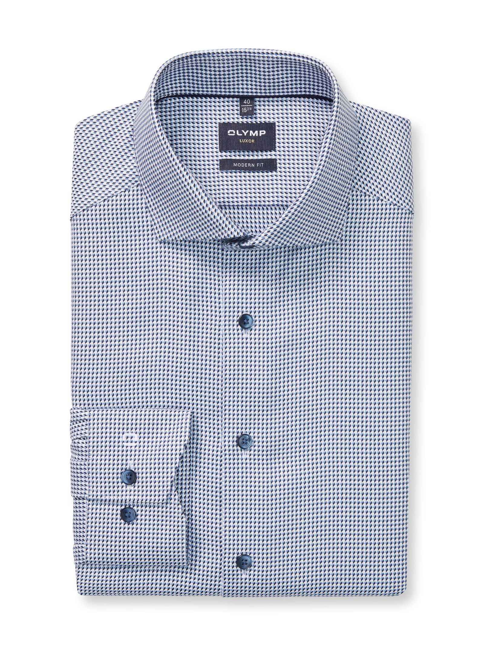 Olymp | Olymp Hemd Modern Fit | 47 | marine