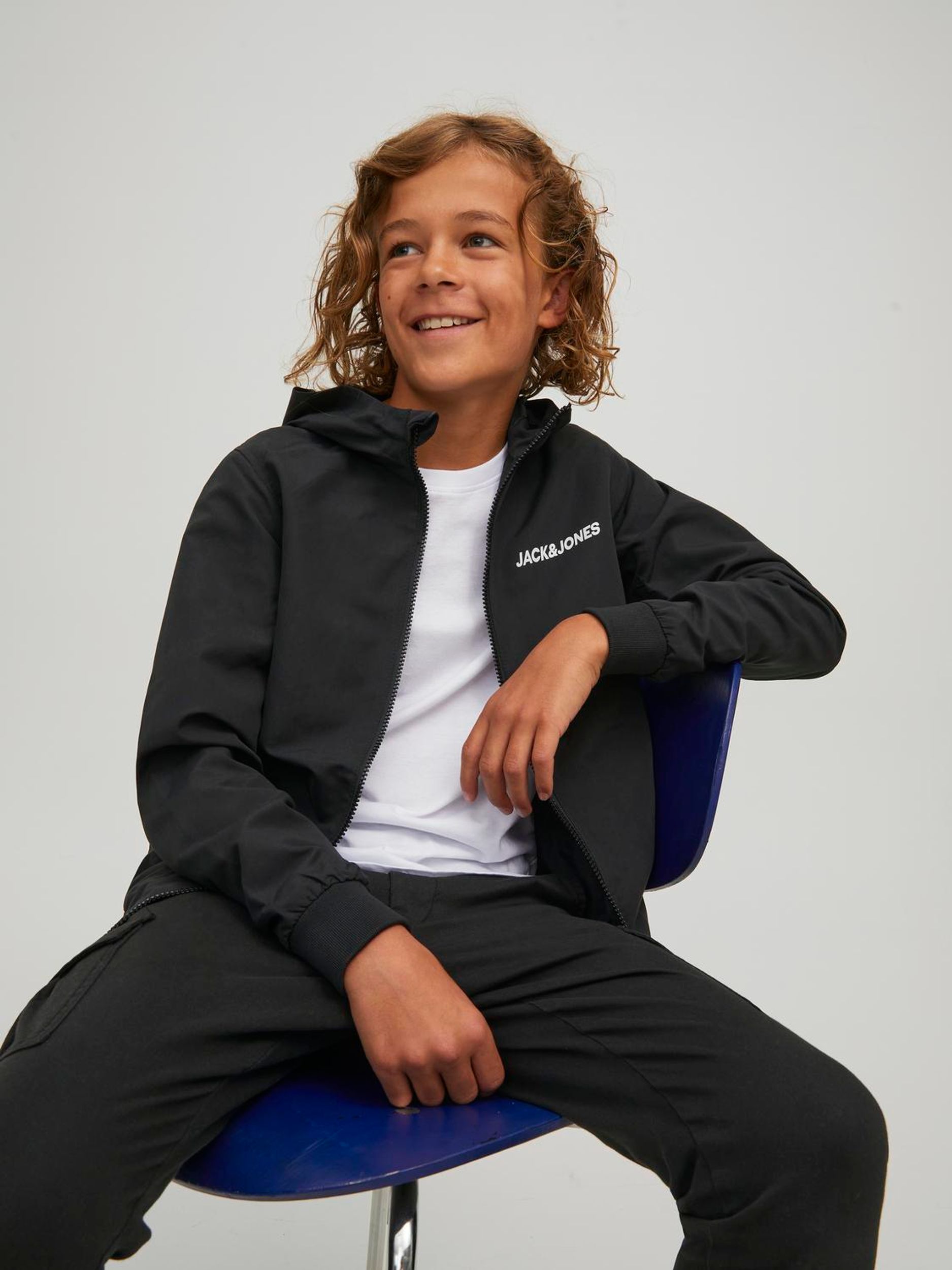 Jack&Jones |  JJERUSH BLOCKING HOOD BOMBER NOOS JNR | 140 | 2860_178012002