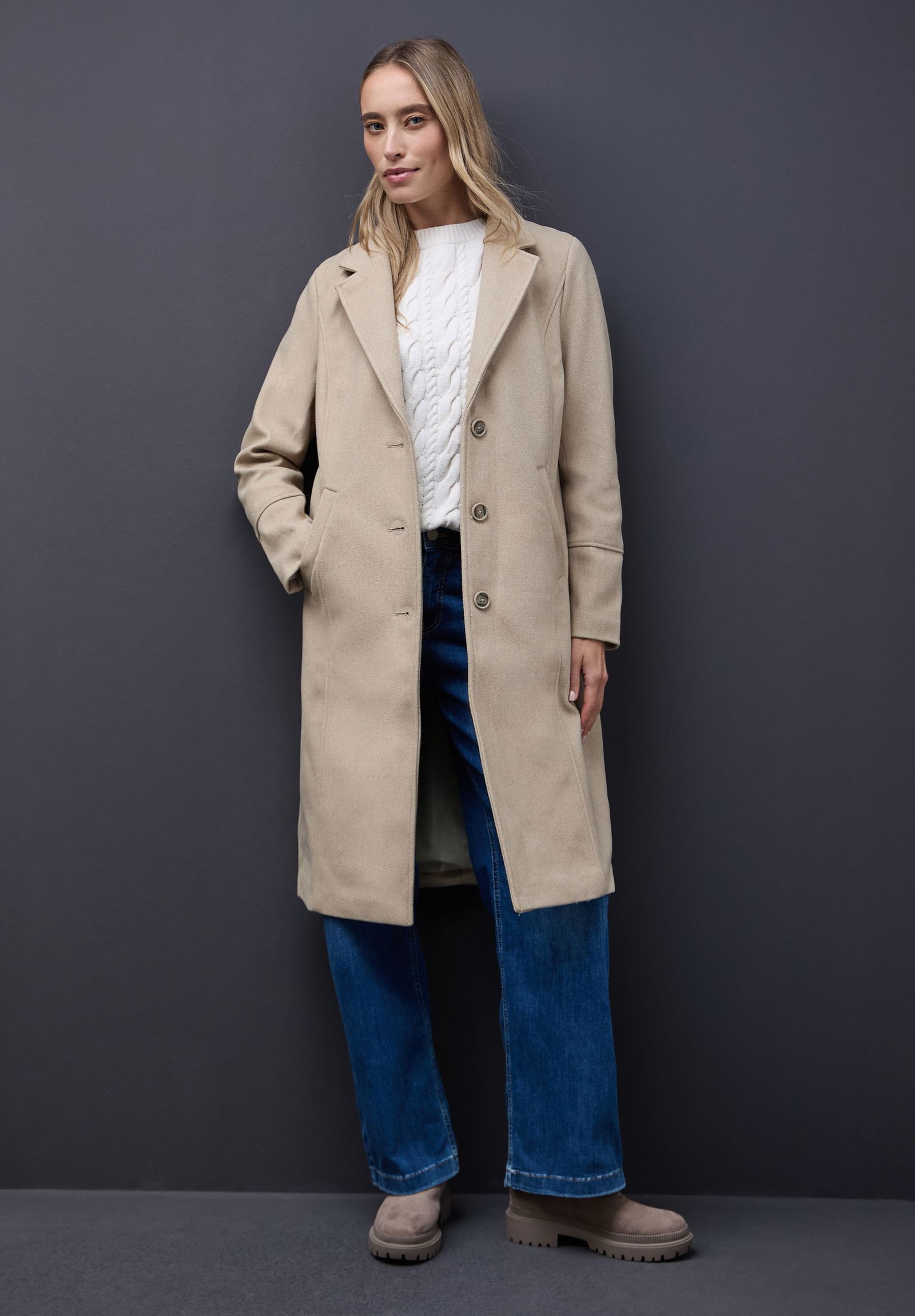 208c0cfebd9d85145fadaee89acc5b38 Street One |  Street One Wollmantel  | 36