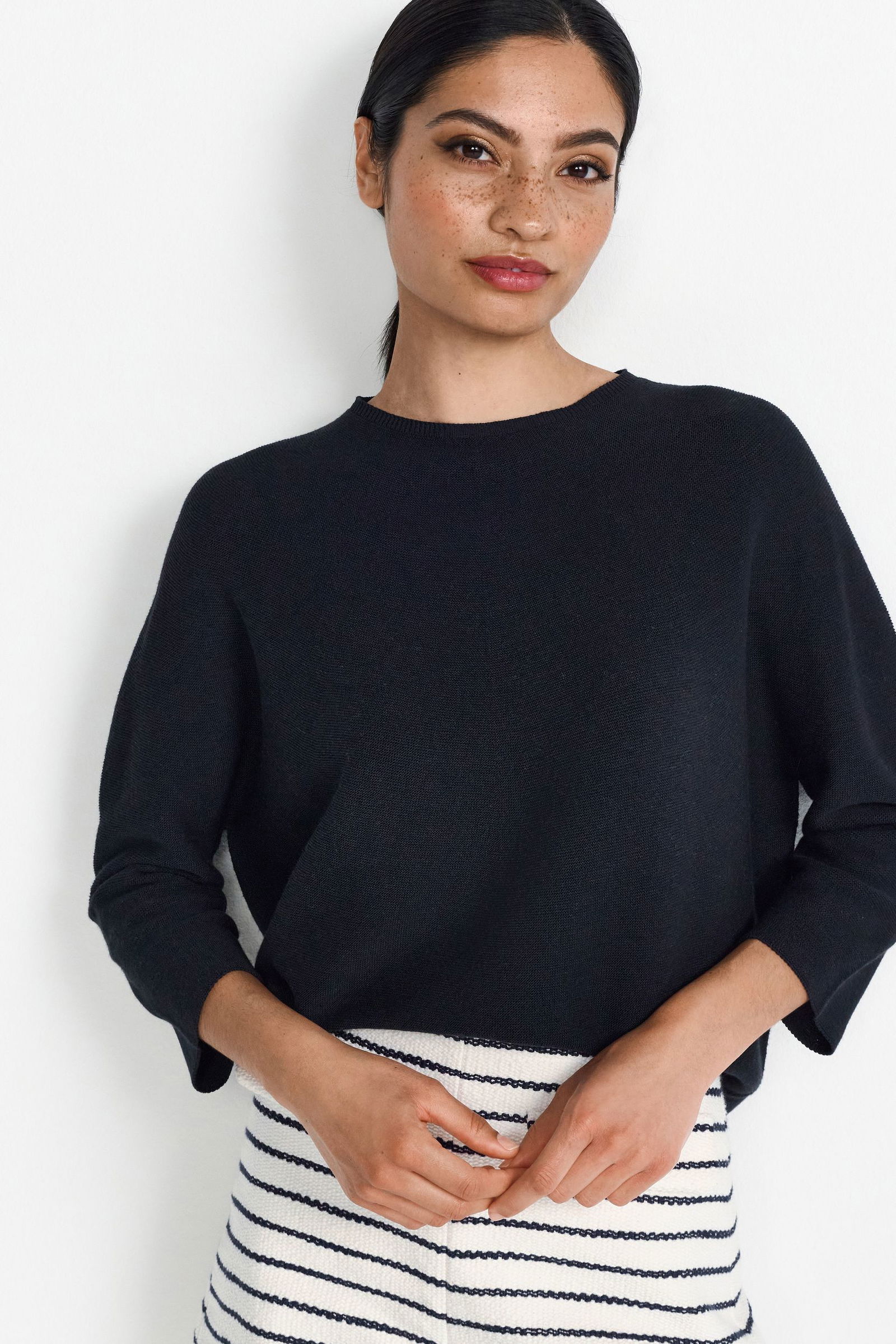 Rich & Royal | Rich & Royal Druckbluse | L | midnight blue
