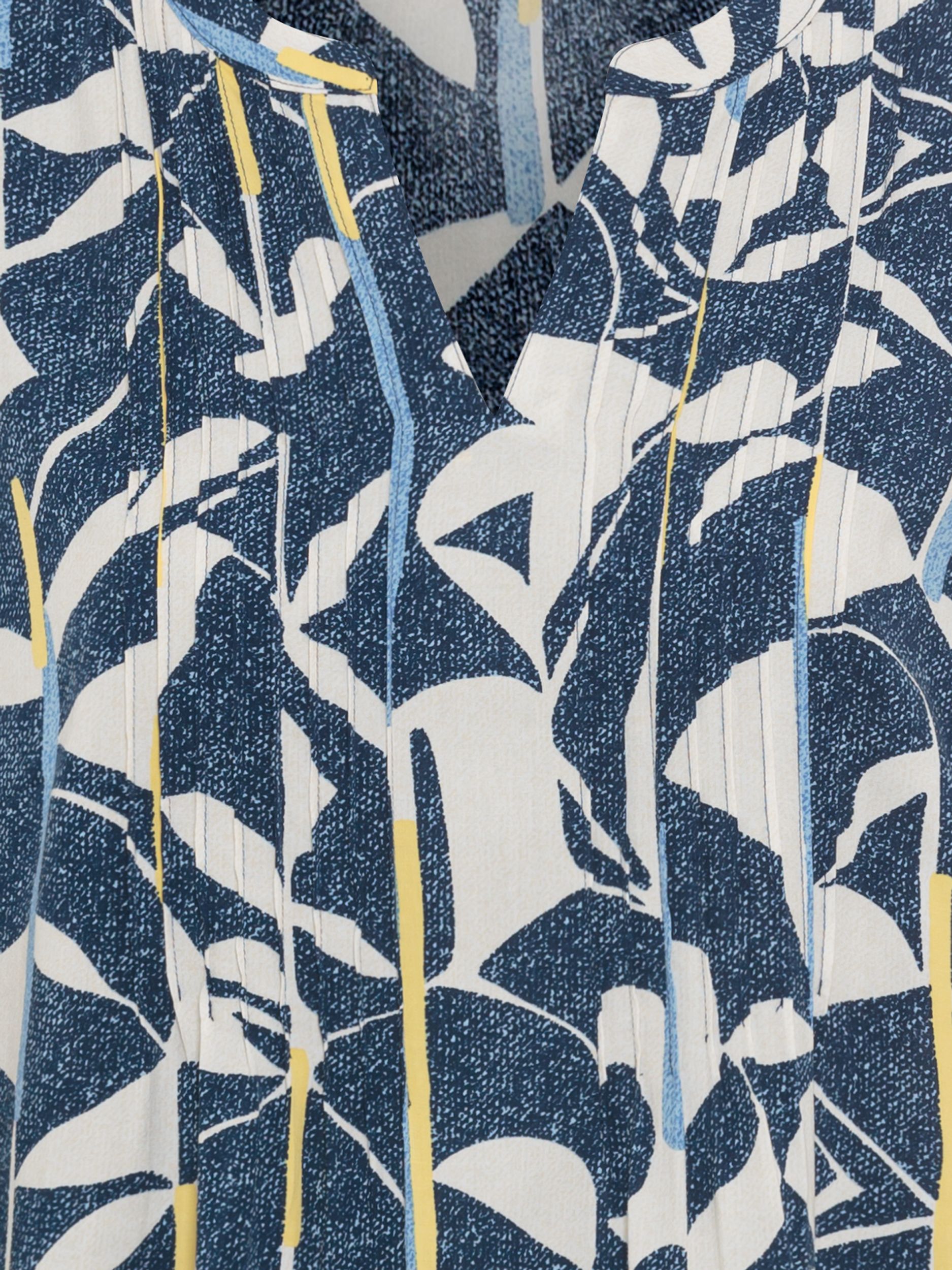 Olsen |  Olsen Druckbluse  | 46 | ink blue