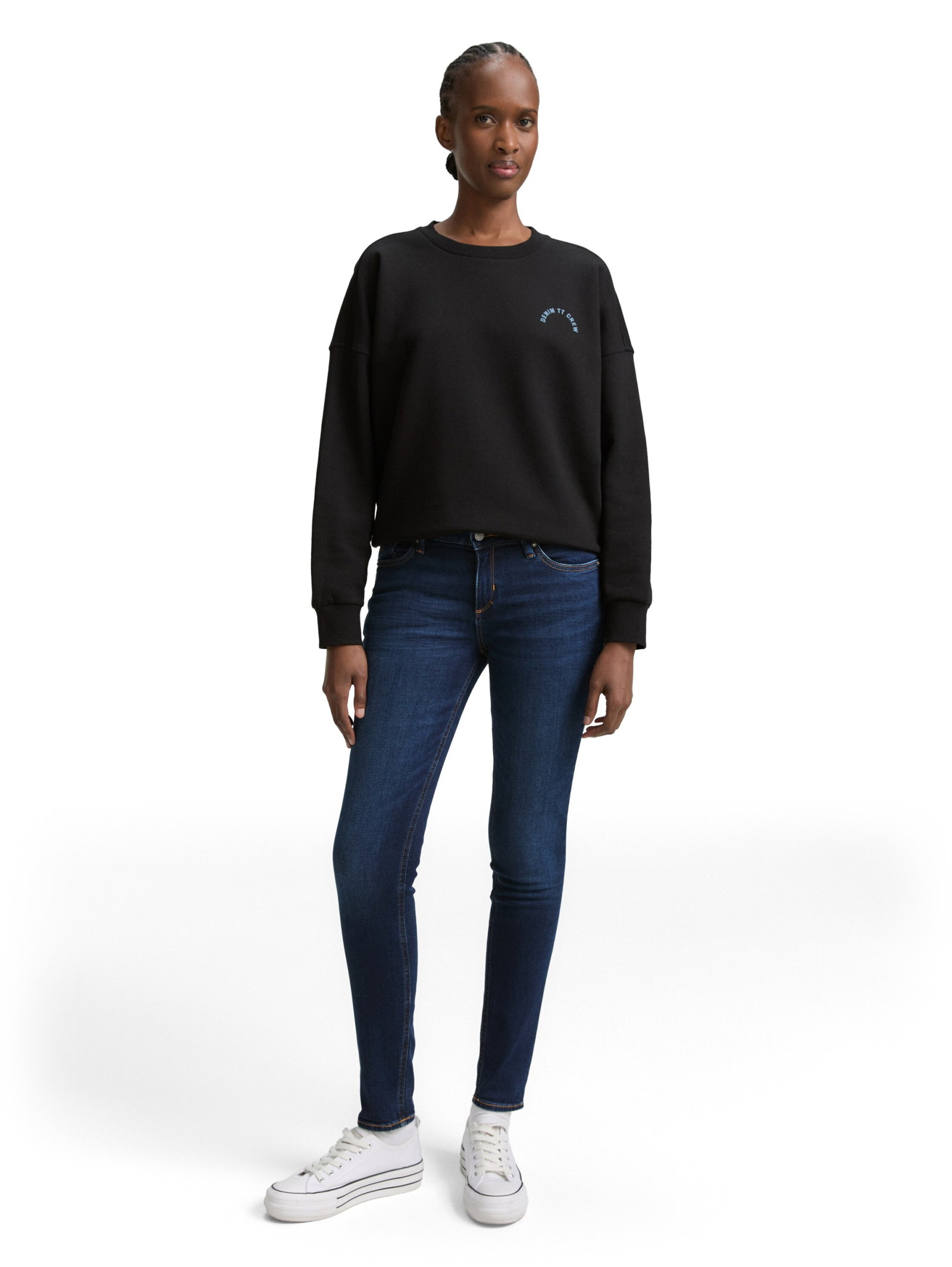 TTJONA SKINNY, Used Dark Stone Blue Denim #6