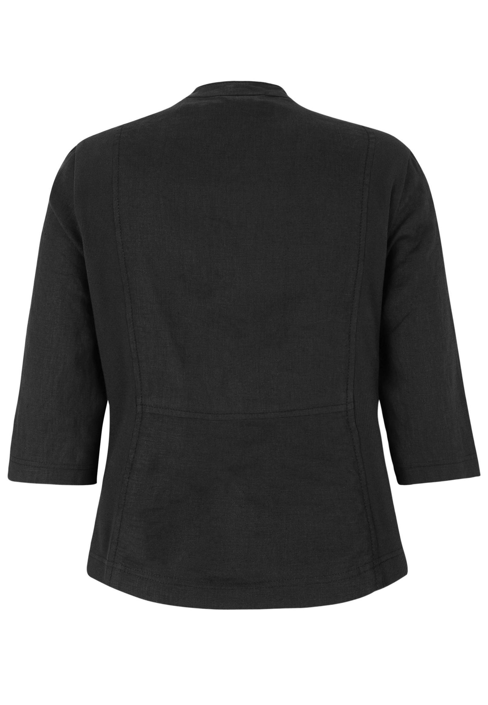 |  Jacke gewebt, Schwarz | 48 | schwarz