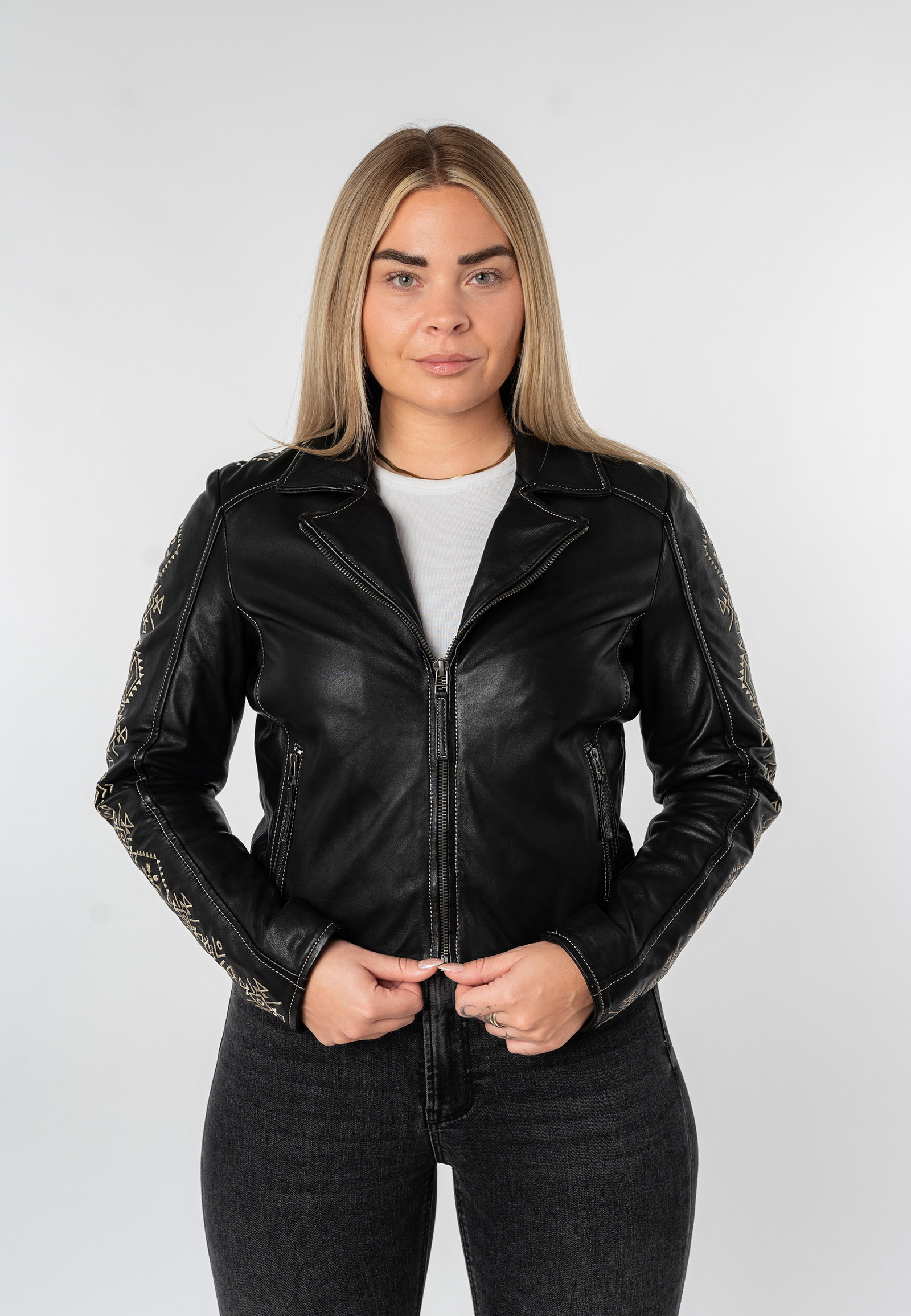 Mauritius Gipsy Lederjacke MWCoraschon, black III #2