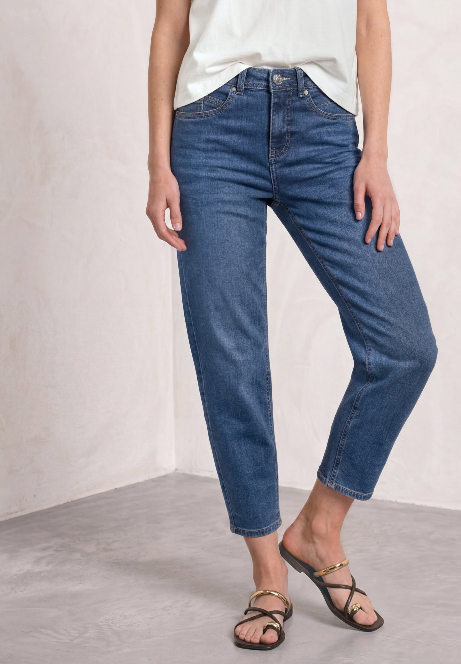 QR Style Karlie Barrel,hw,mid, Medium Blue washed #3