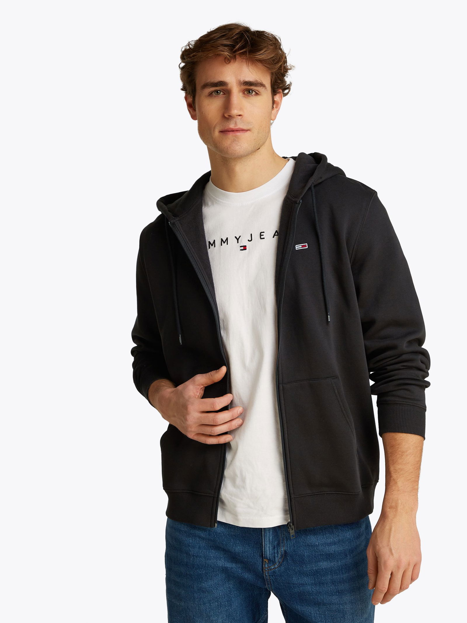 Tommy Jeans |  Tommy Jeans Sweatjacke  | XXL | black