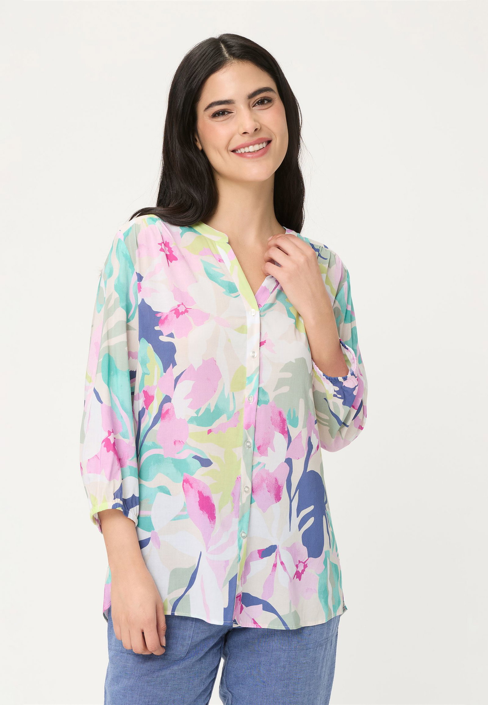 c2e14a2d31392590af888030830f96a4 Olsen | Olsen Druckbluse | 46