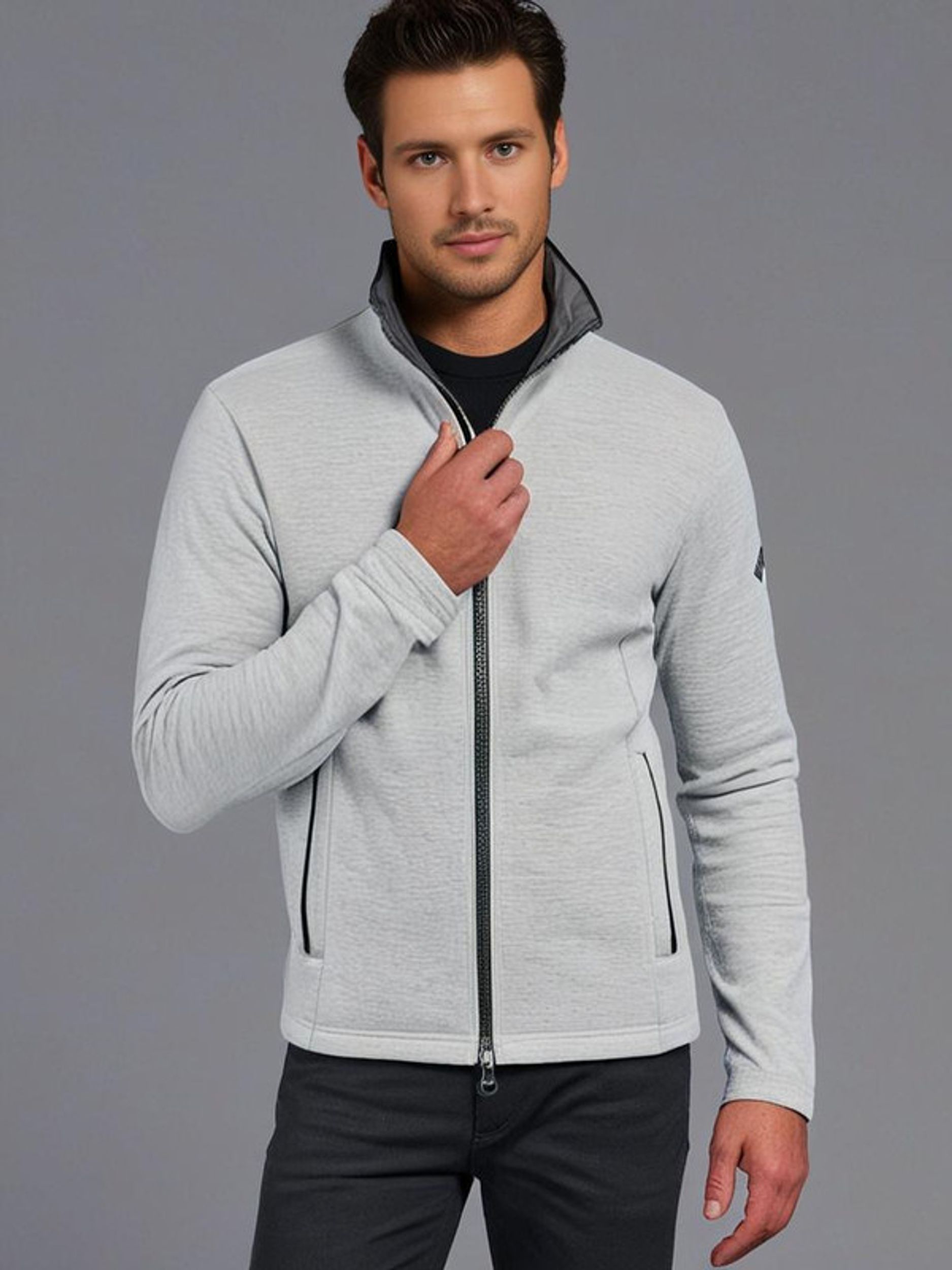 Wellensteyn |  Wellensteyn  weat-Jacke   "Tamm" | XL | lightgreymelange/black