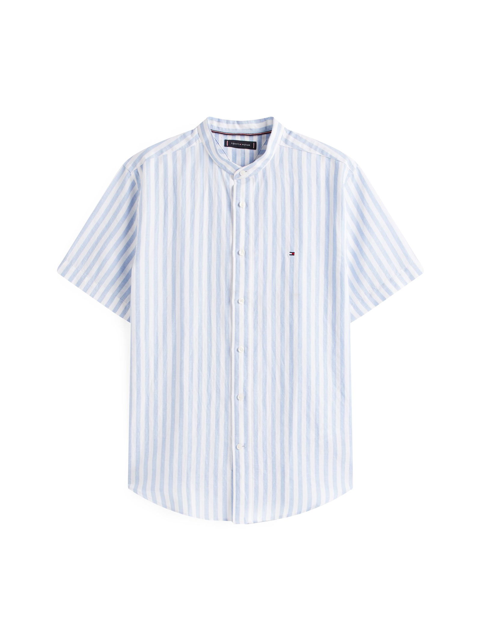 Tommy Hilfiger |  Tommy Hilfiger Hemd Regular Fit  | M | blue spell / stripe