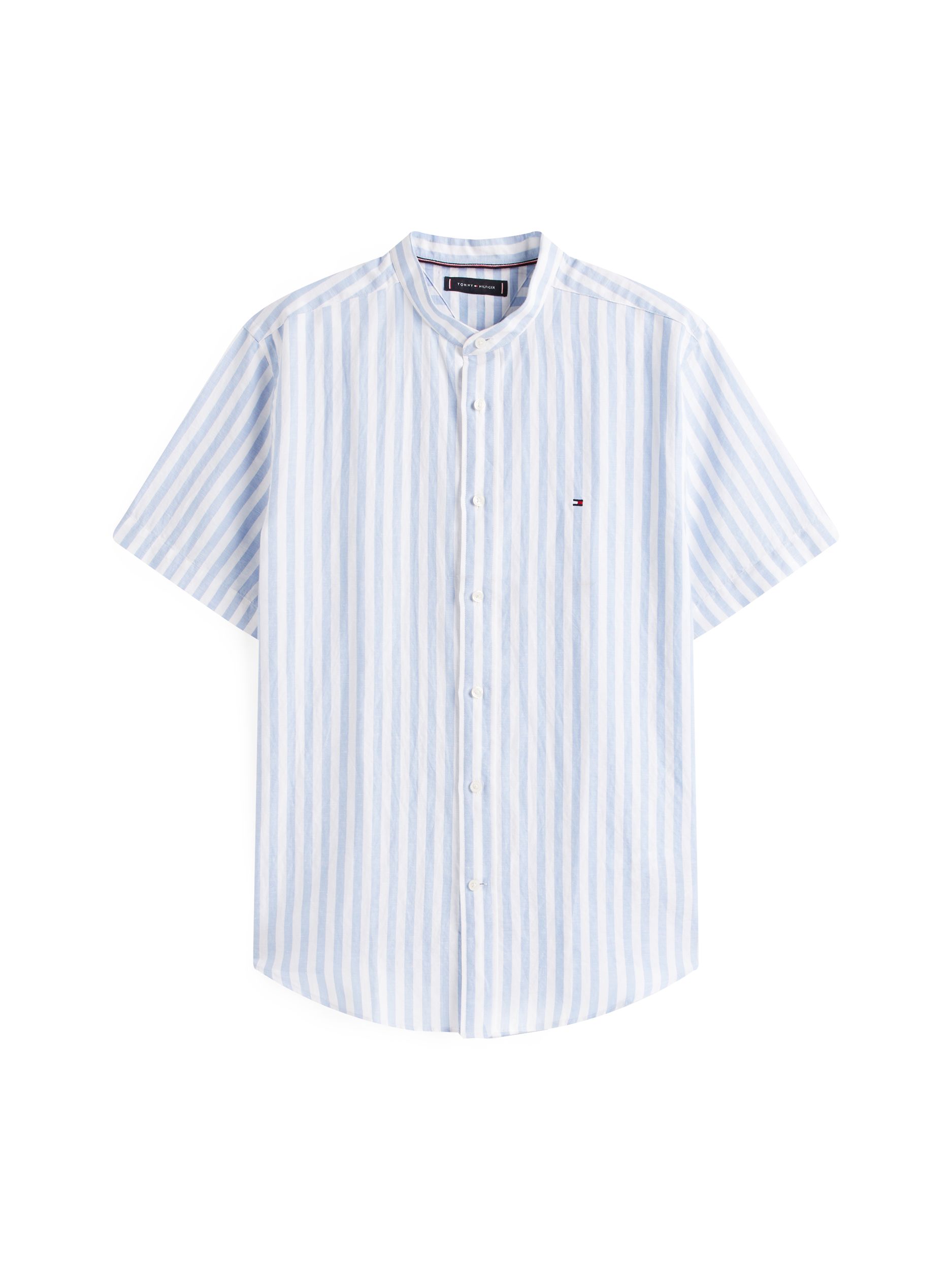 Tommy Hilfiger |  Tommy Hilfiger Hemd Regular Fit  | M | blue spell / stripe