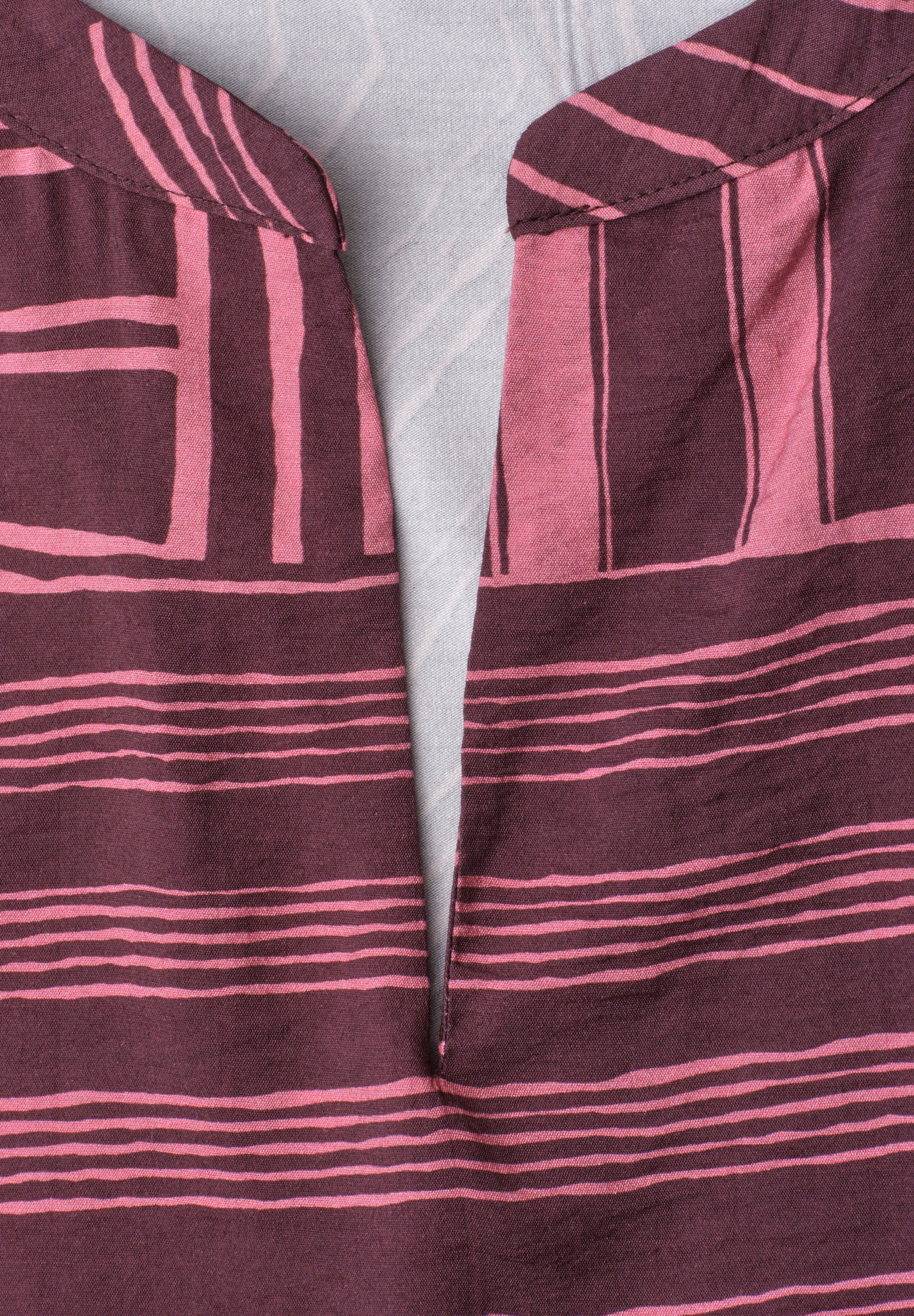 LTD QR printed mat-mix shirt w, blush berry #2