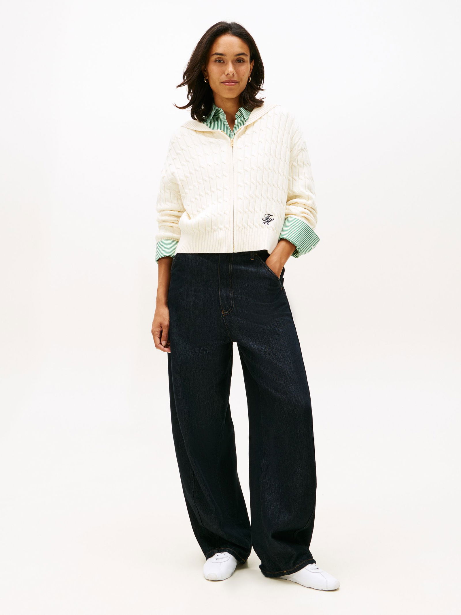 Tommy Hilfiger |  Tommy Hilfiger Strickjacke | Cardigan  | M | calico