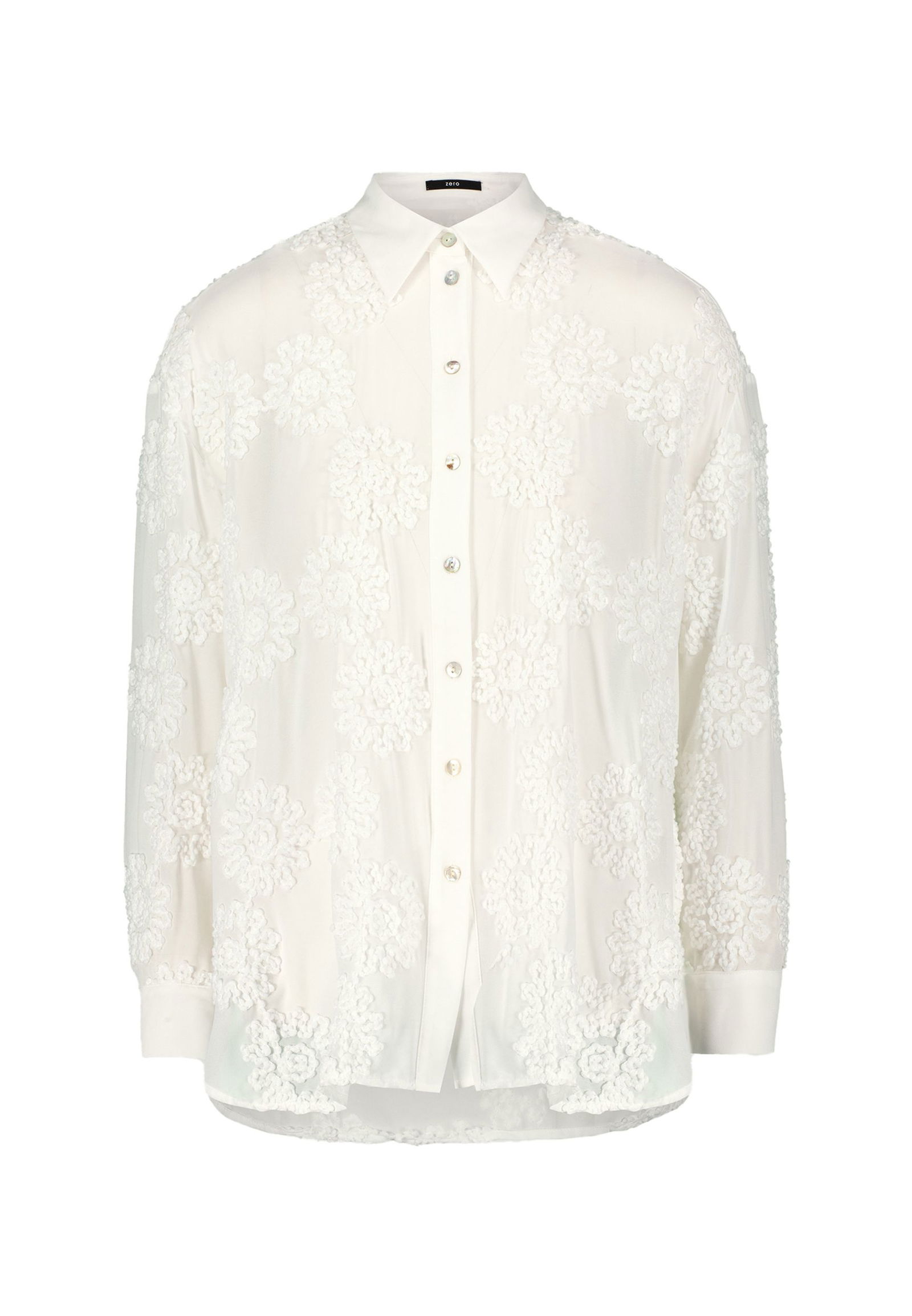 689e6609c71bc2fdb941e00067bc434f Zero |  Zero Druckbluse  | 44 | pearl white