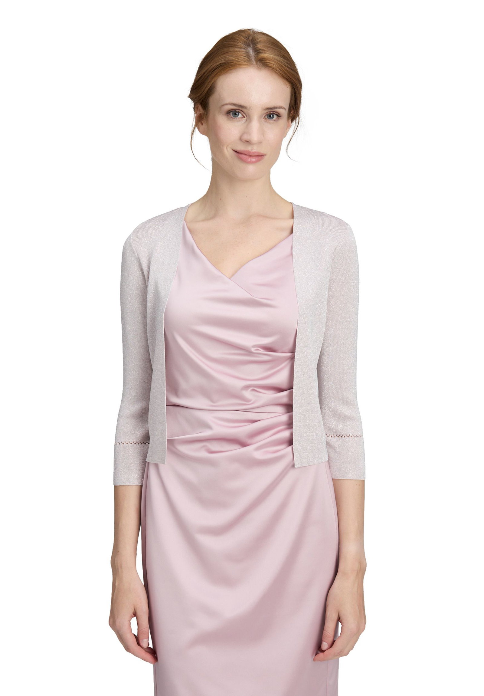 0bb44f9cf367999f6873935fbd7fd587 Vera Mont | Vera Mont Strickbolero | XL | silver/nature