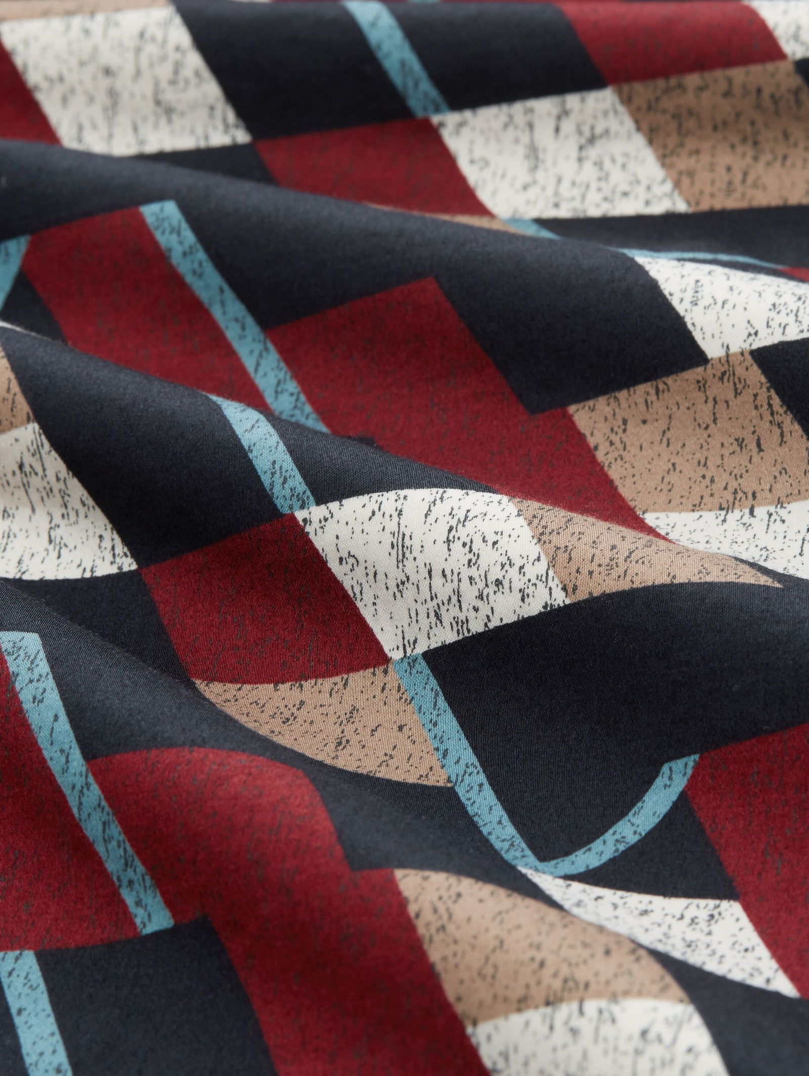 Tom Tailor |  Tom Tailor Hemd Regular Fit  | XL | navy base big element design