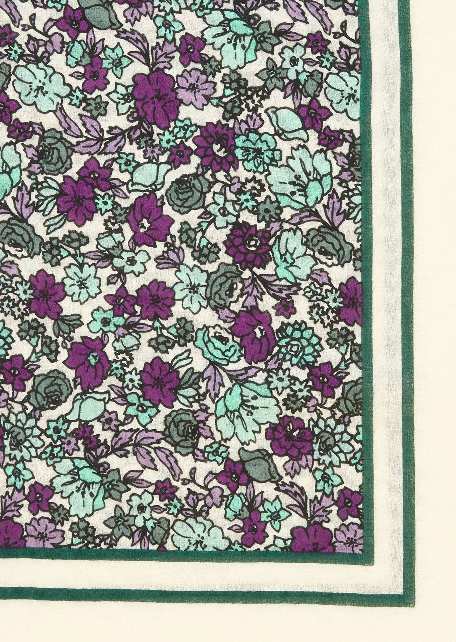 6f52308f314ff7f7cb6c03e8c8ced26b Quadratisches Damen Tuch mit floralem Muster