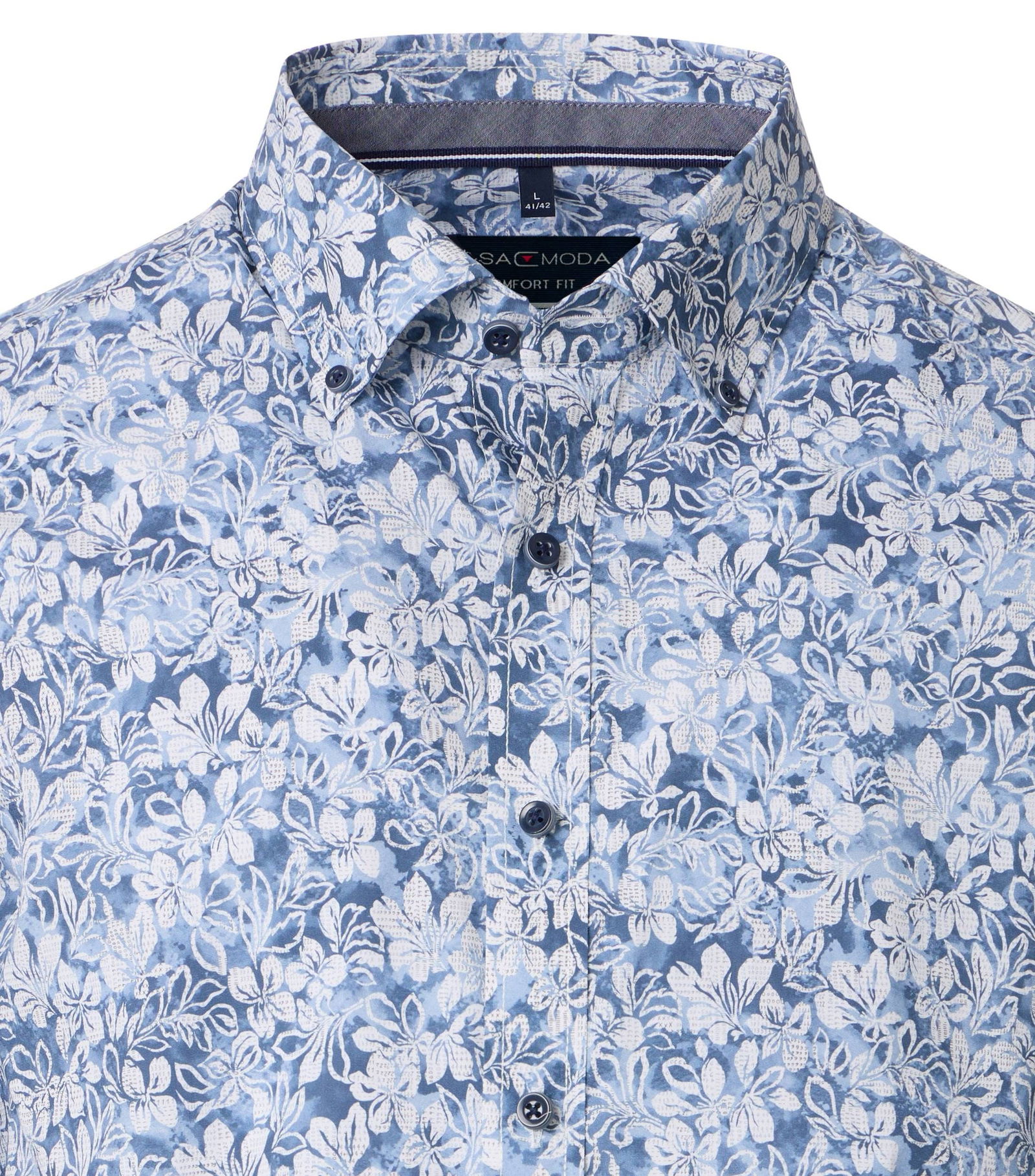 Casa Moda |  Casa Moda Hemd Comfort Fit  | L | blau