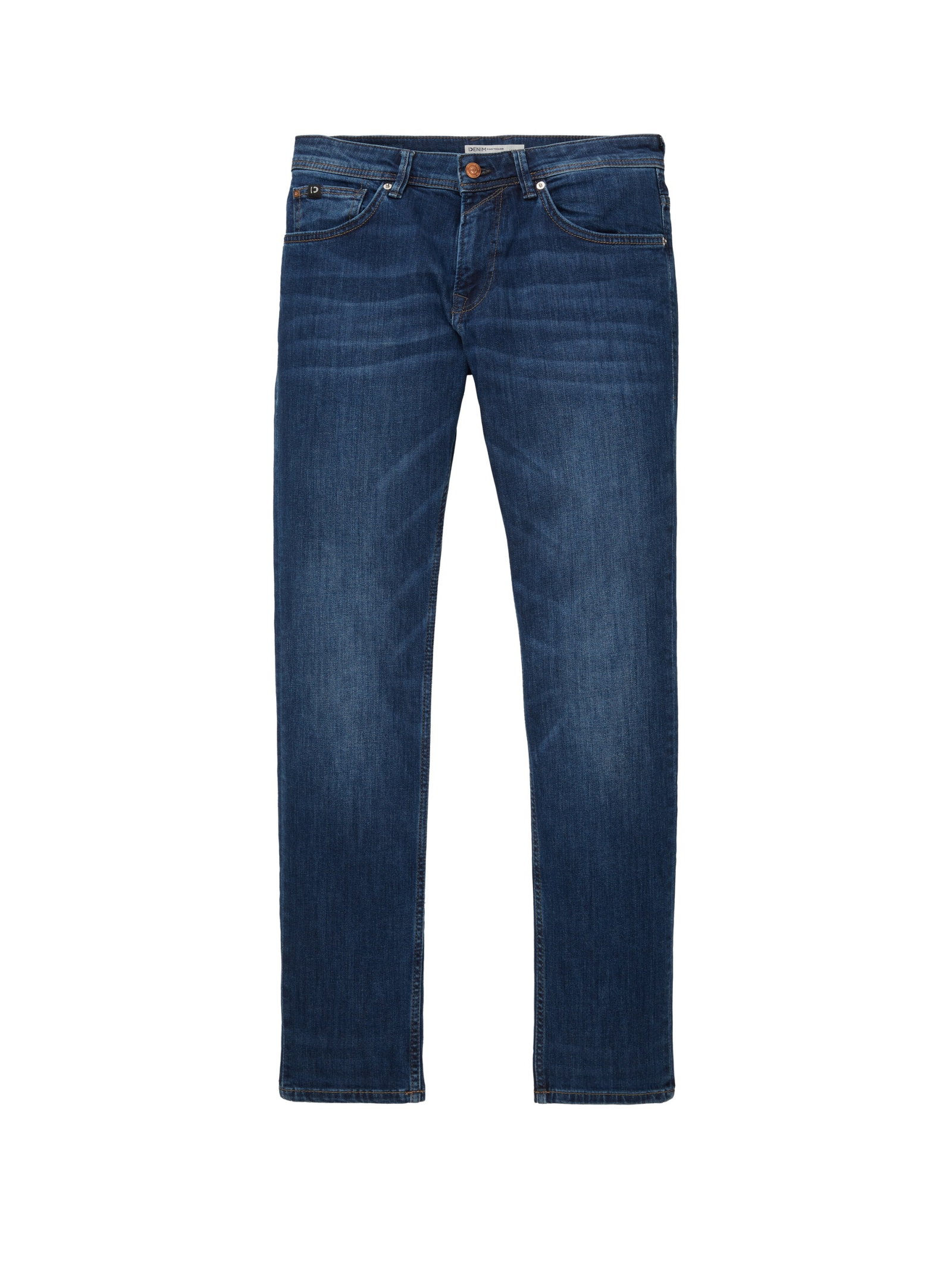 straight AEDAN blue denim, mid stone wash denim #1